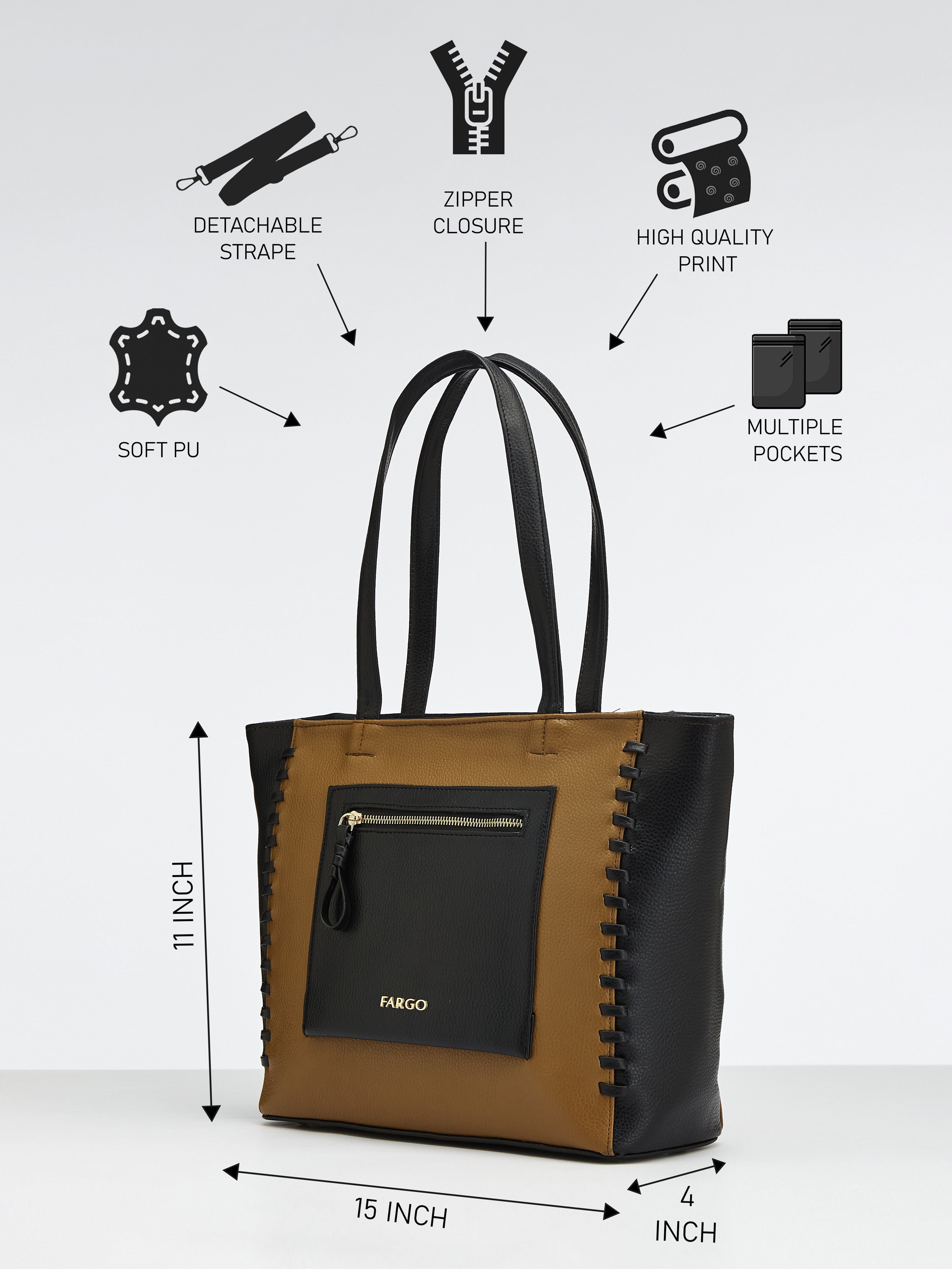 Clara Tan Tote Bag for Women