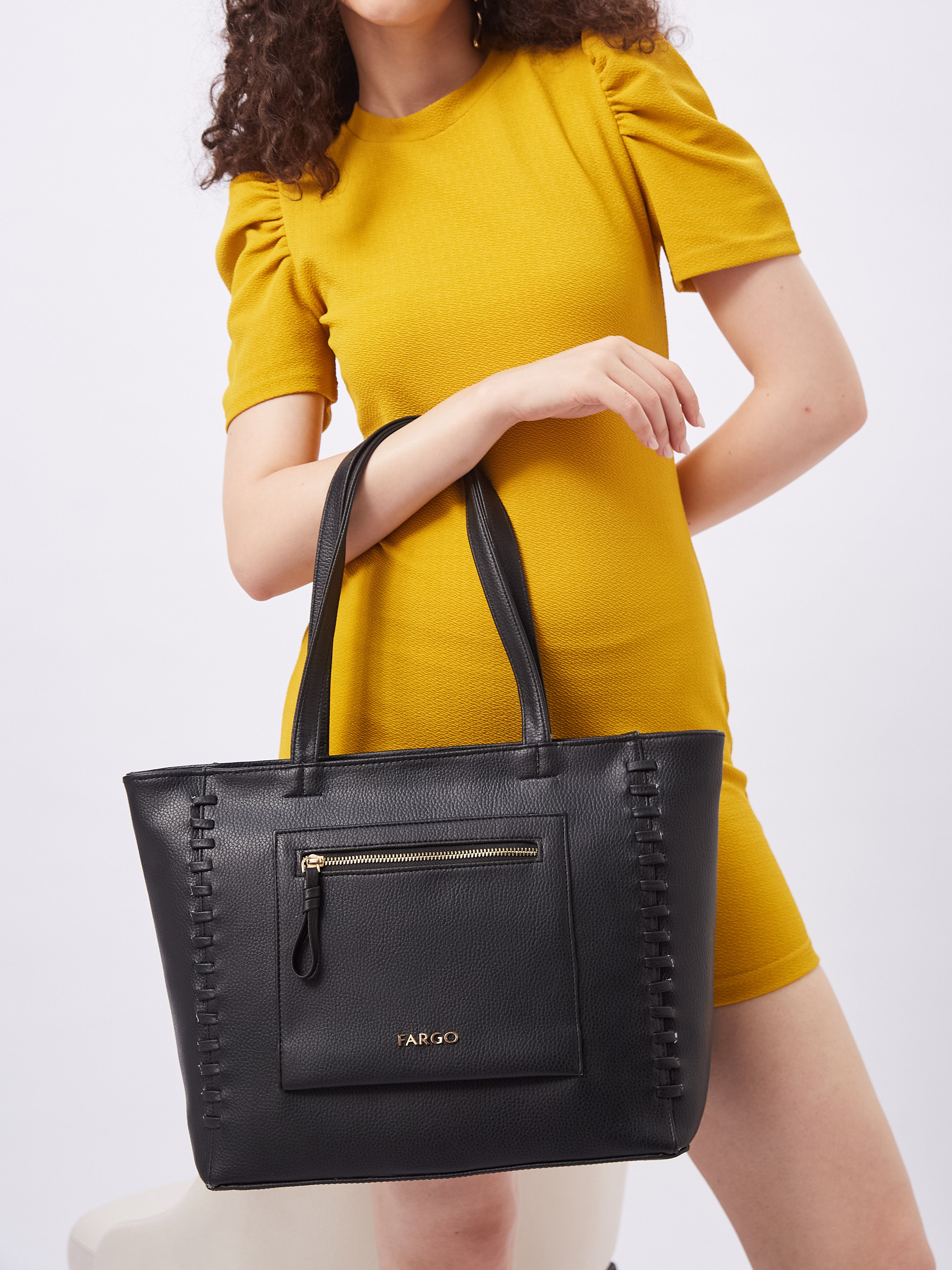 Clara Black Tote Bag for Women
