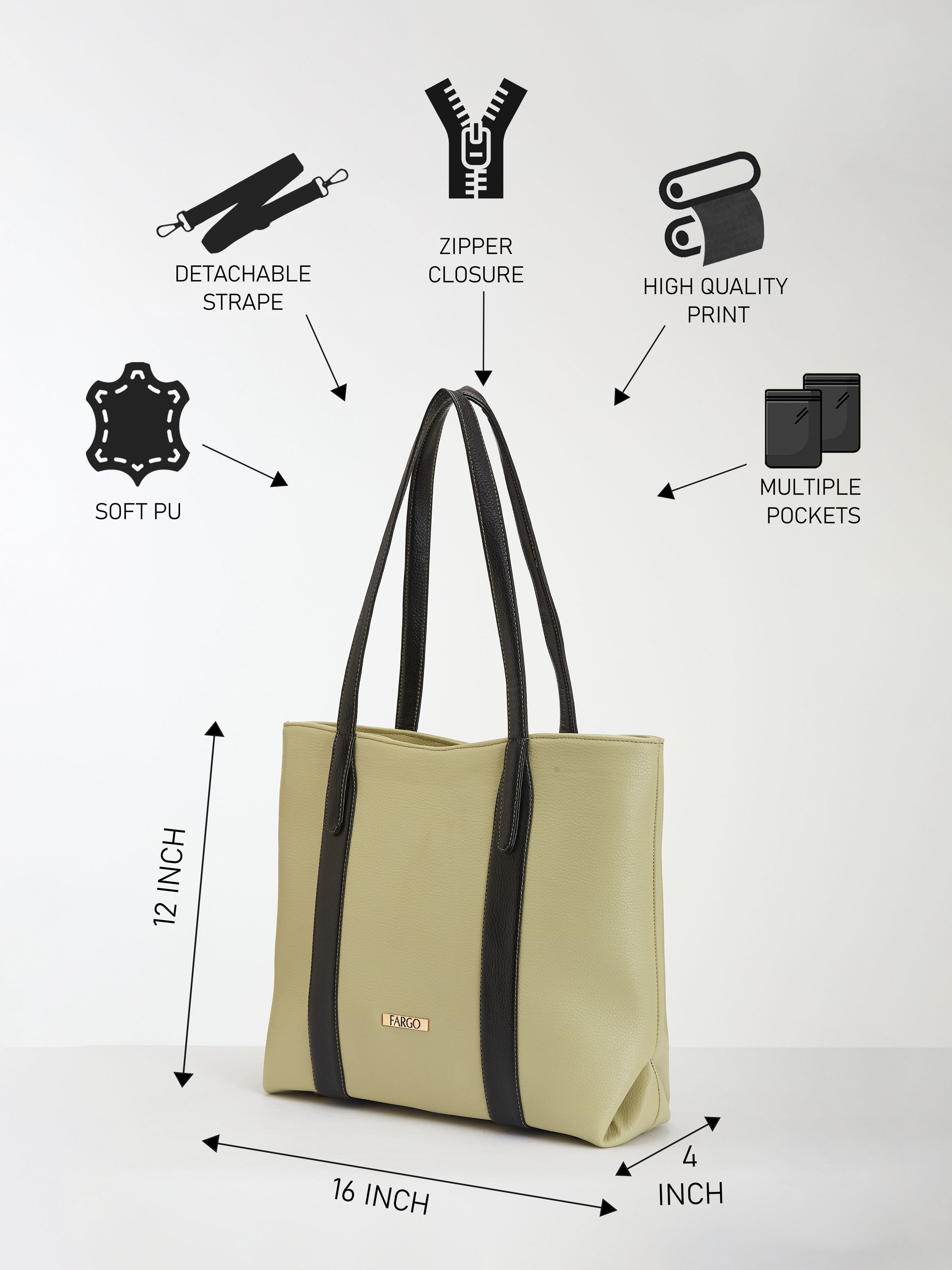 Capri Green Tote for Women