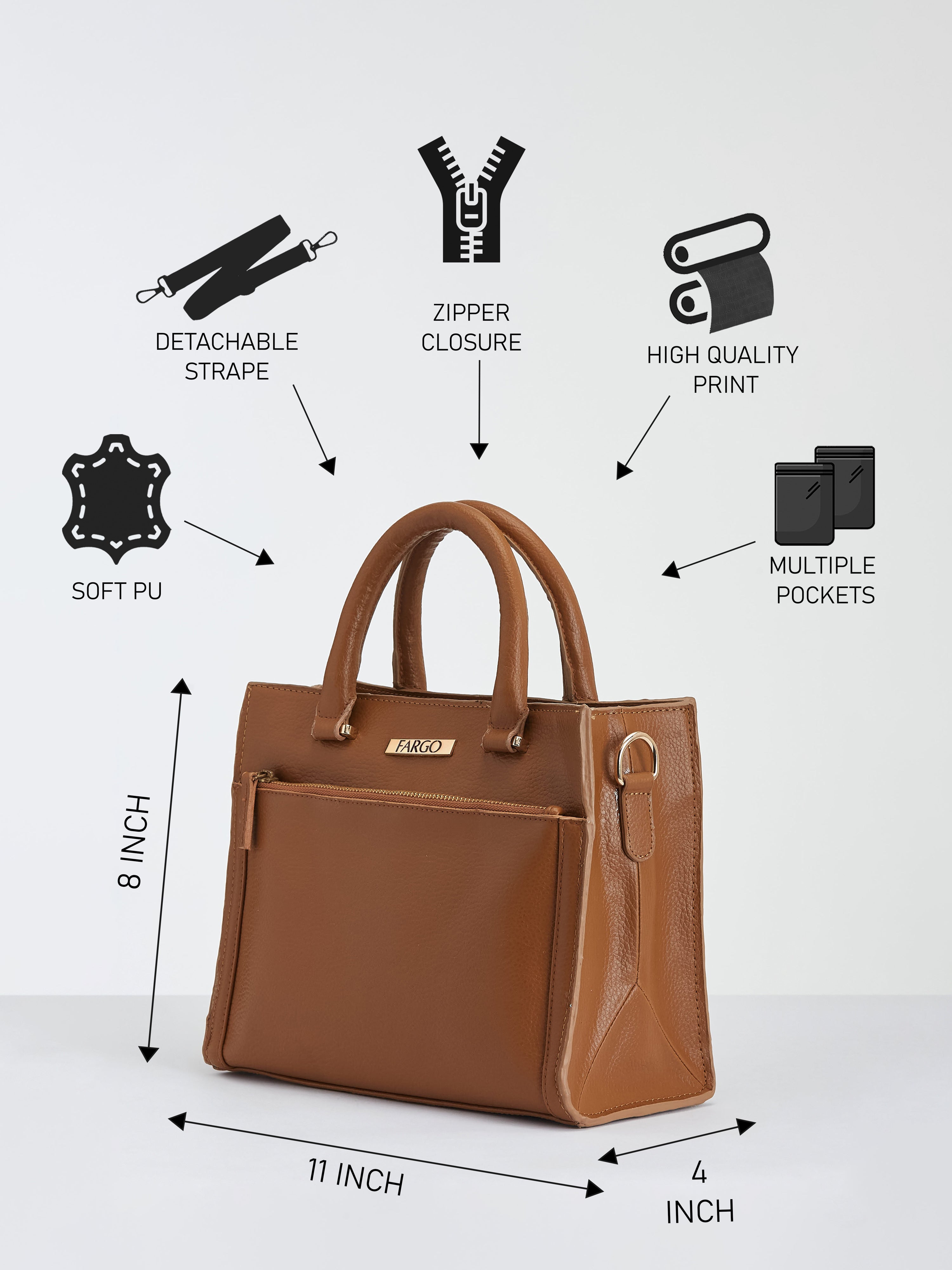 Nova Tan Handbag For Women