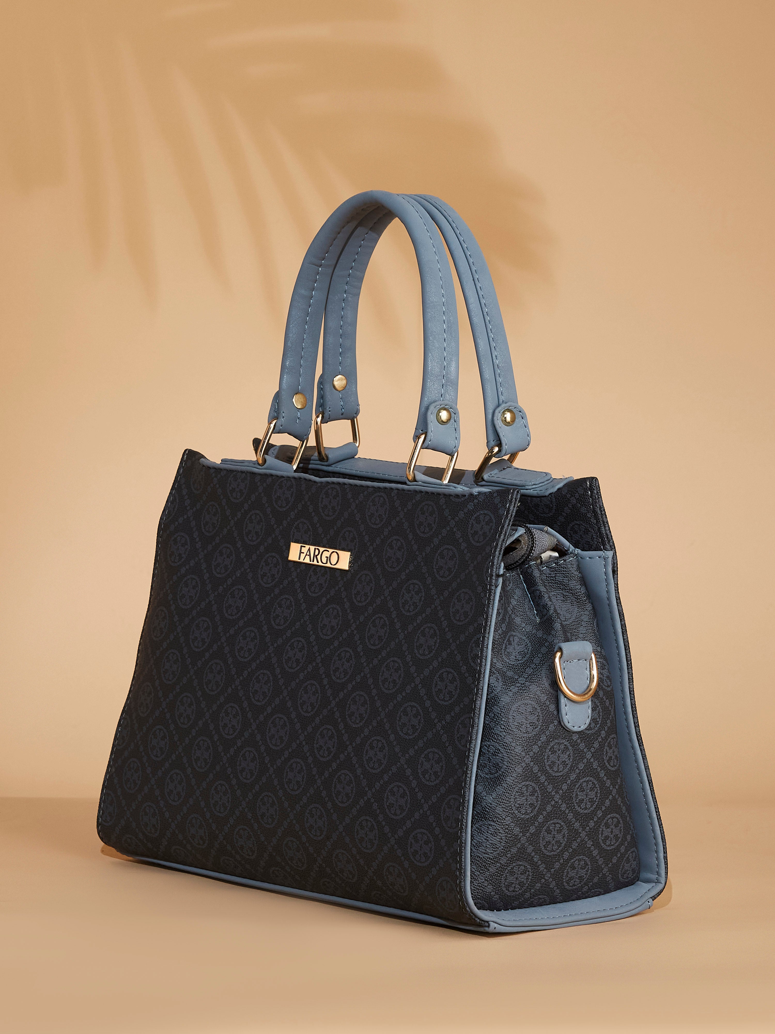 Vegan Leather Dark Grey Women's Handbag