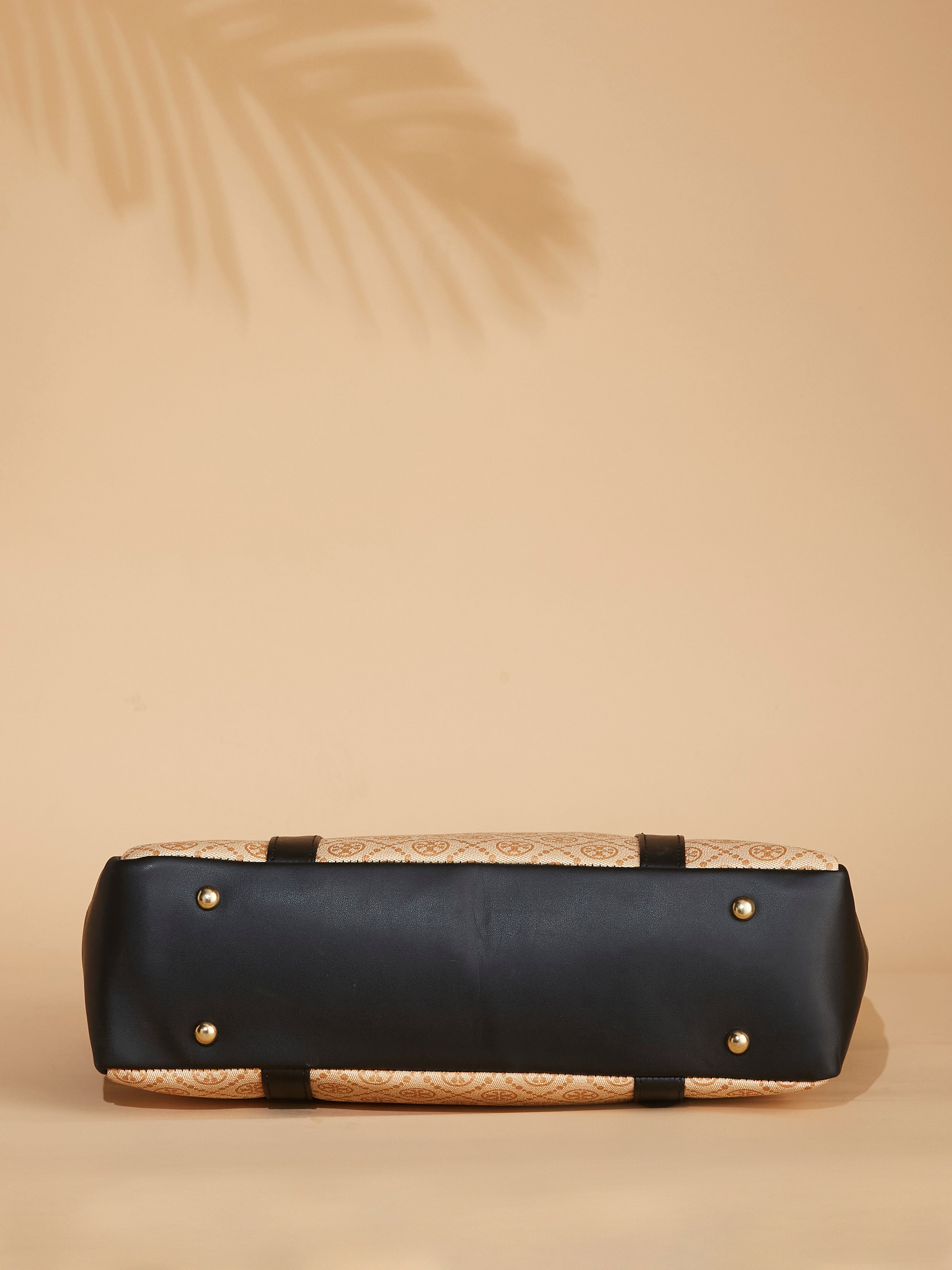 Vegan Leather Beige Women's Handbag