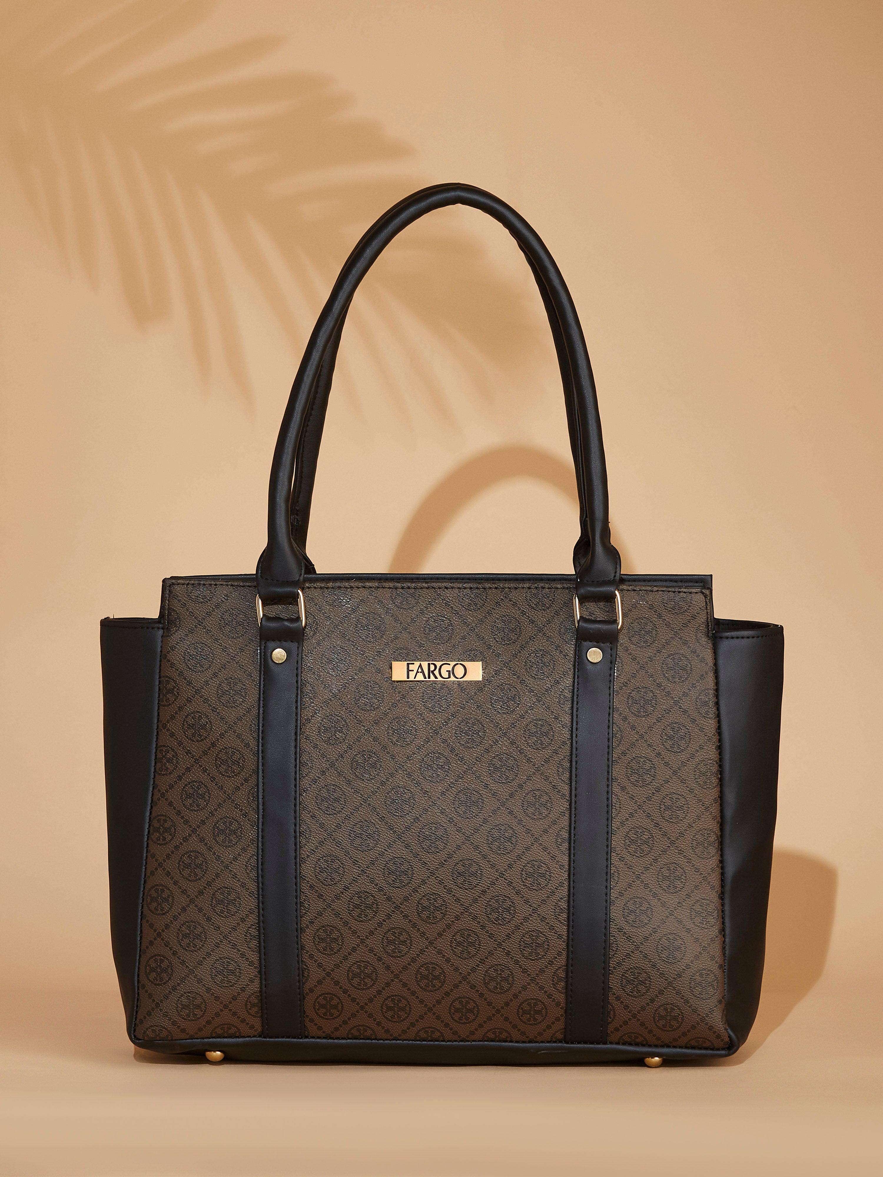 Vegan Leather Brown Women's Handbag