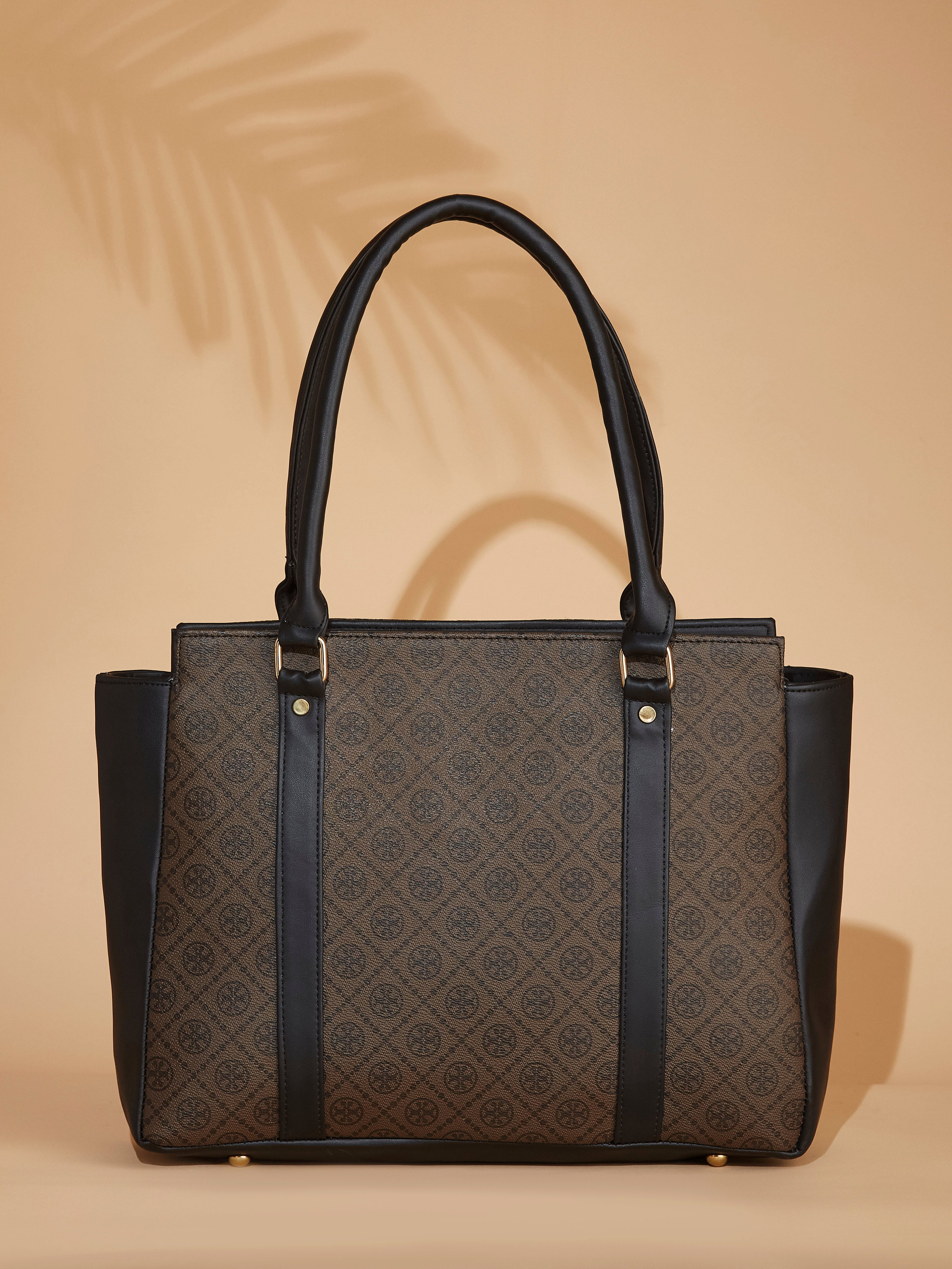 Vegan Leather Brown Women's Handbag