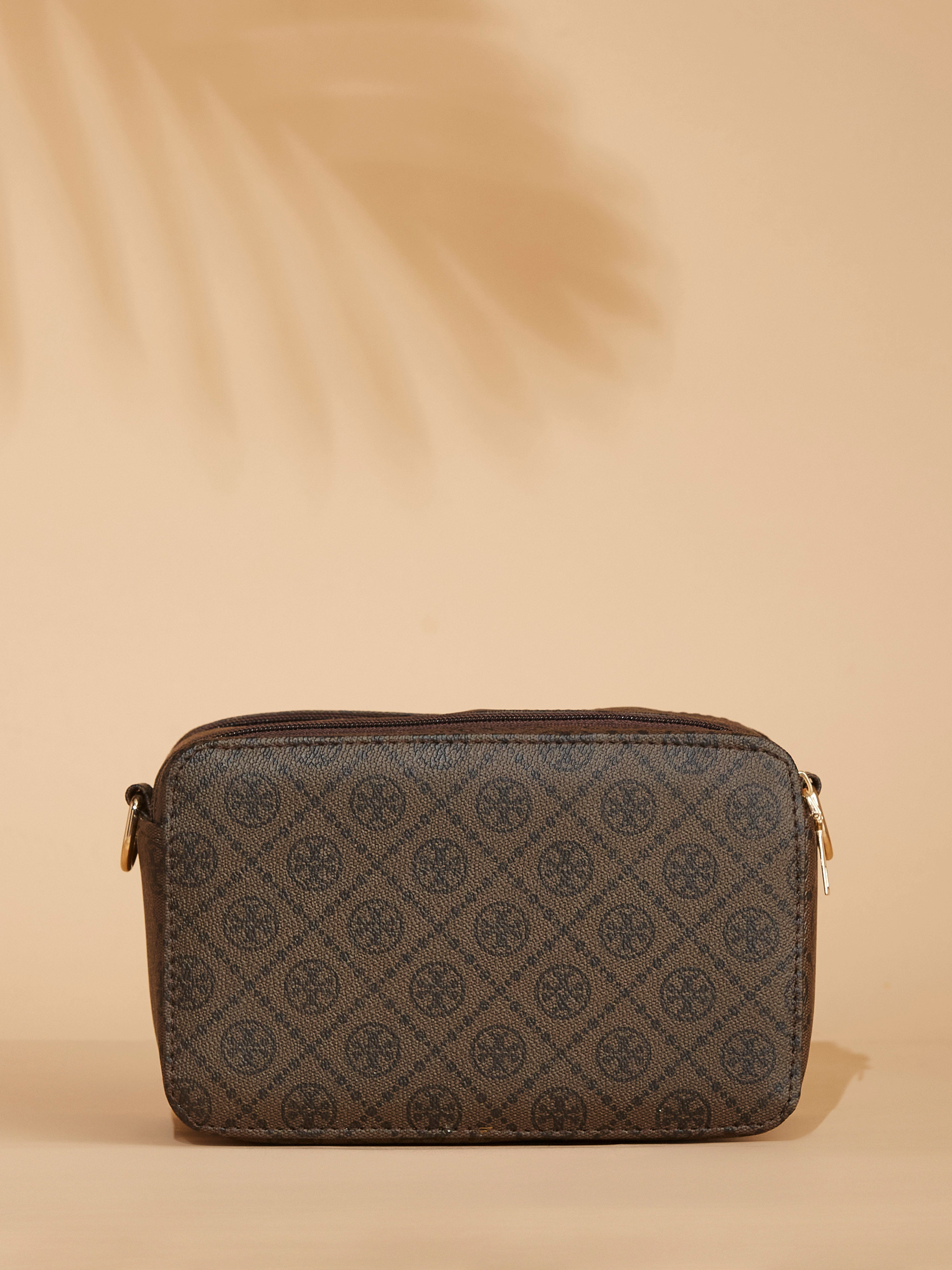 Vegan Leather Brown Women's Shoulder Bag