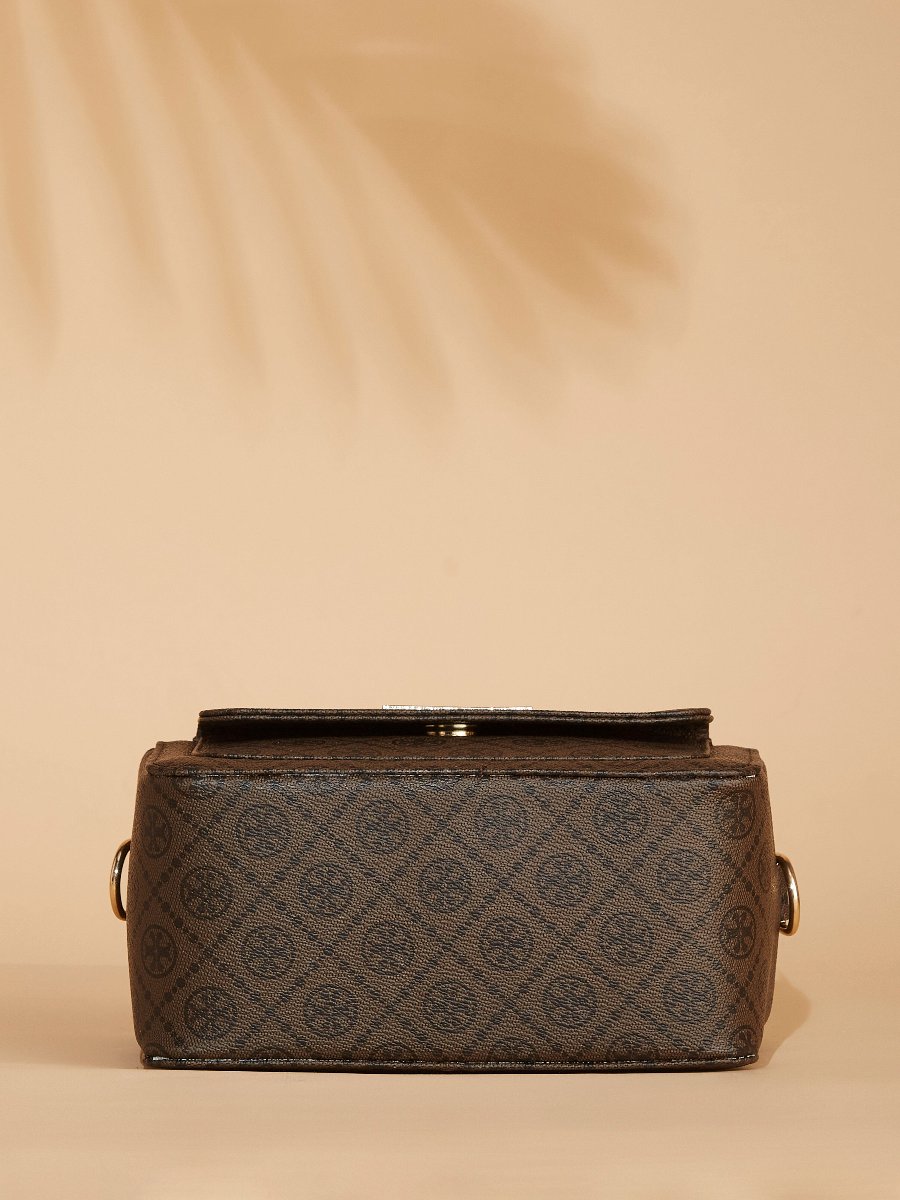 Vegan Leather Brown Women's Shoulder Bag