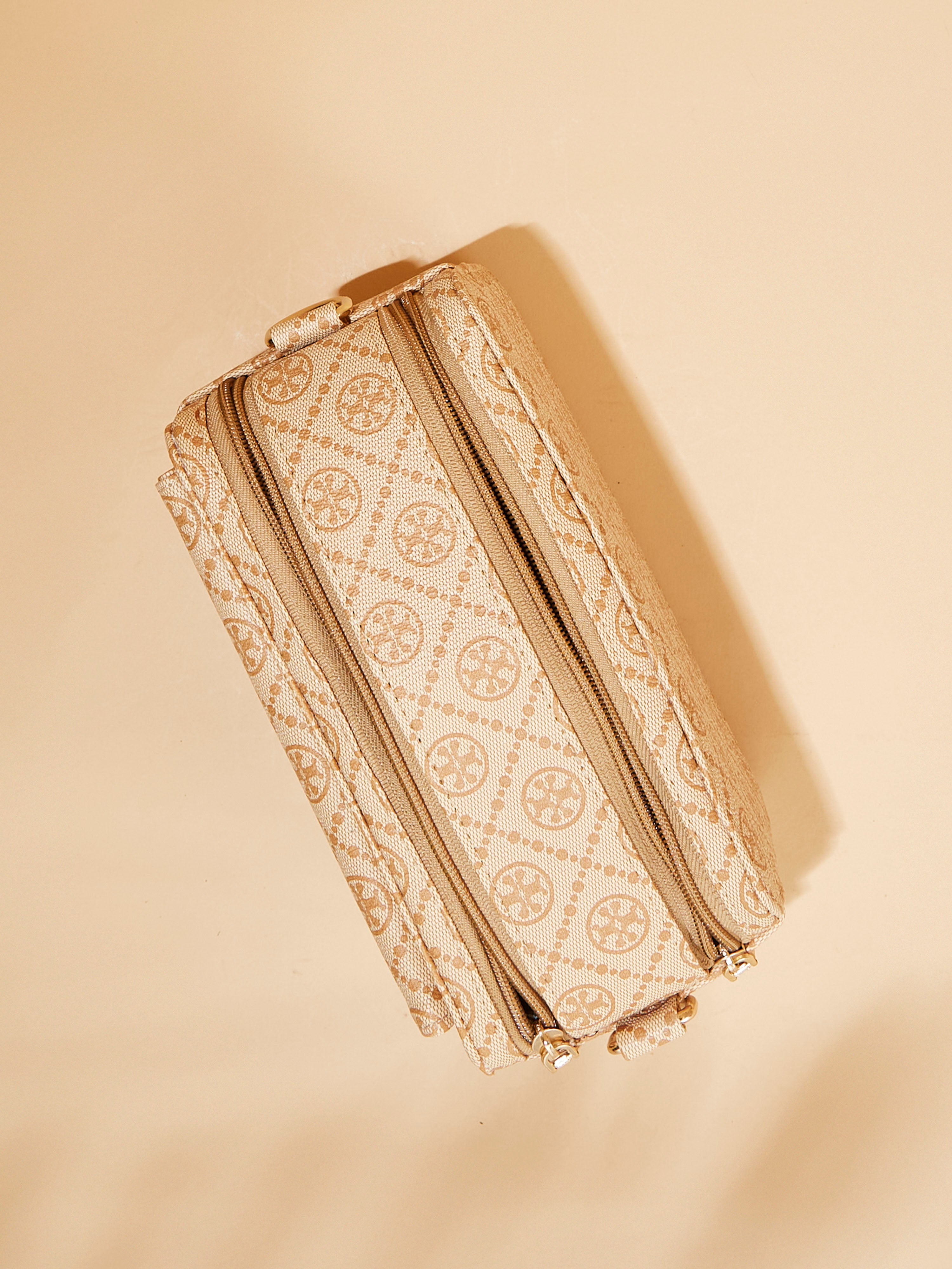 Vegan Leather Beige Women's Shoulder Bag