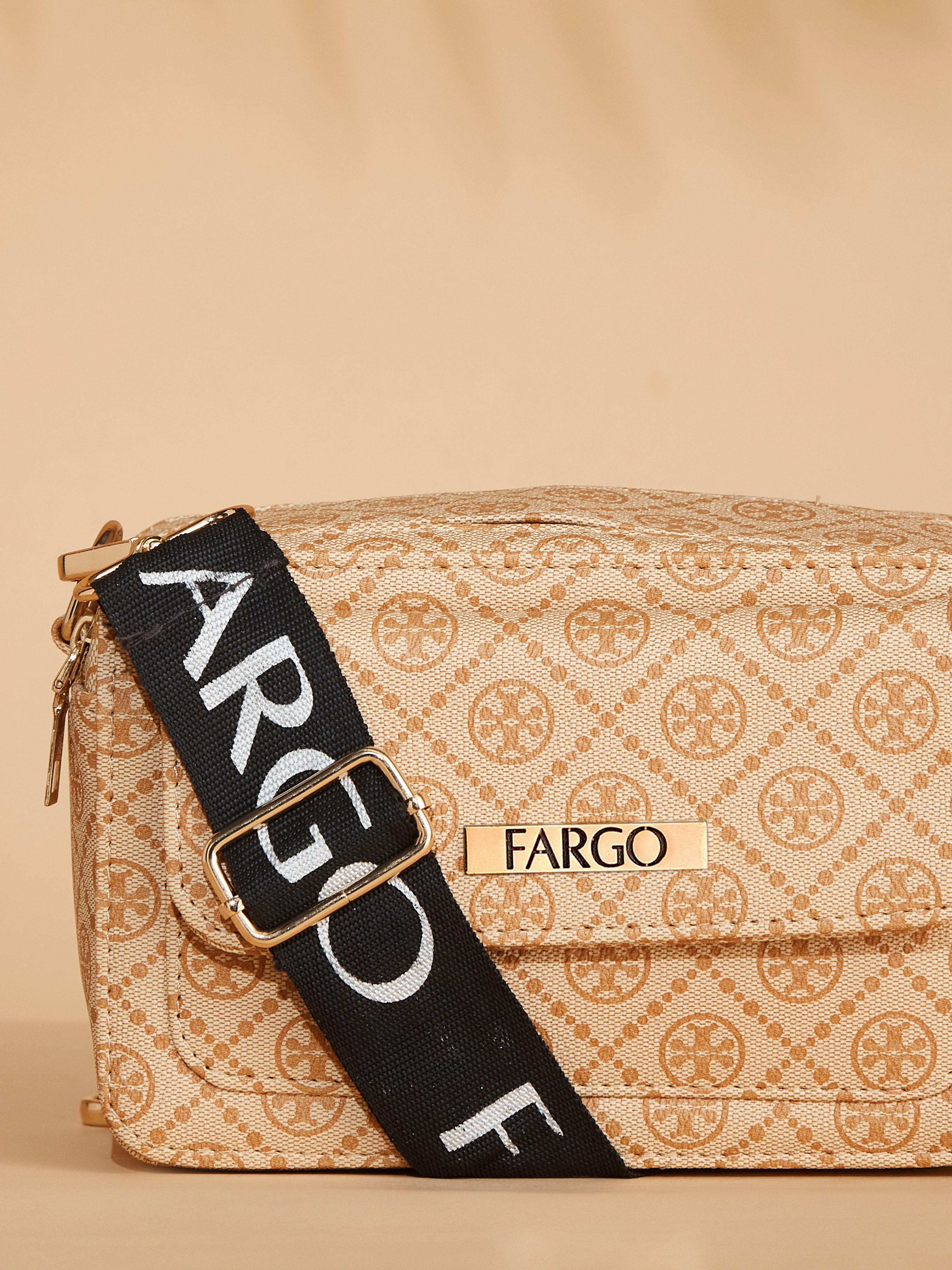 Vegan Leather Beige Women's Shoulder Bag
