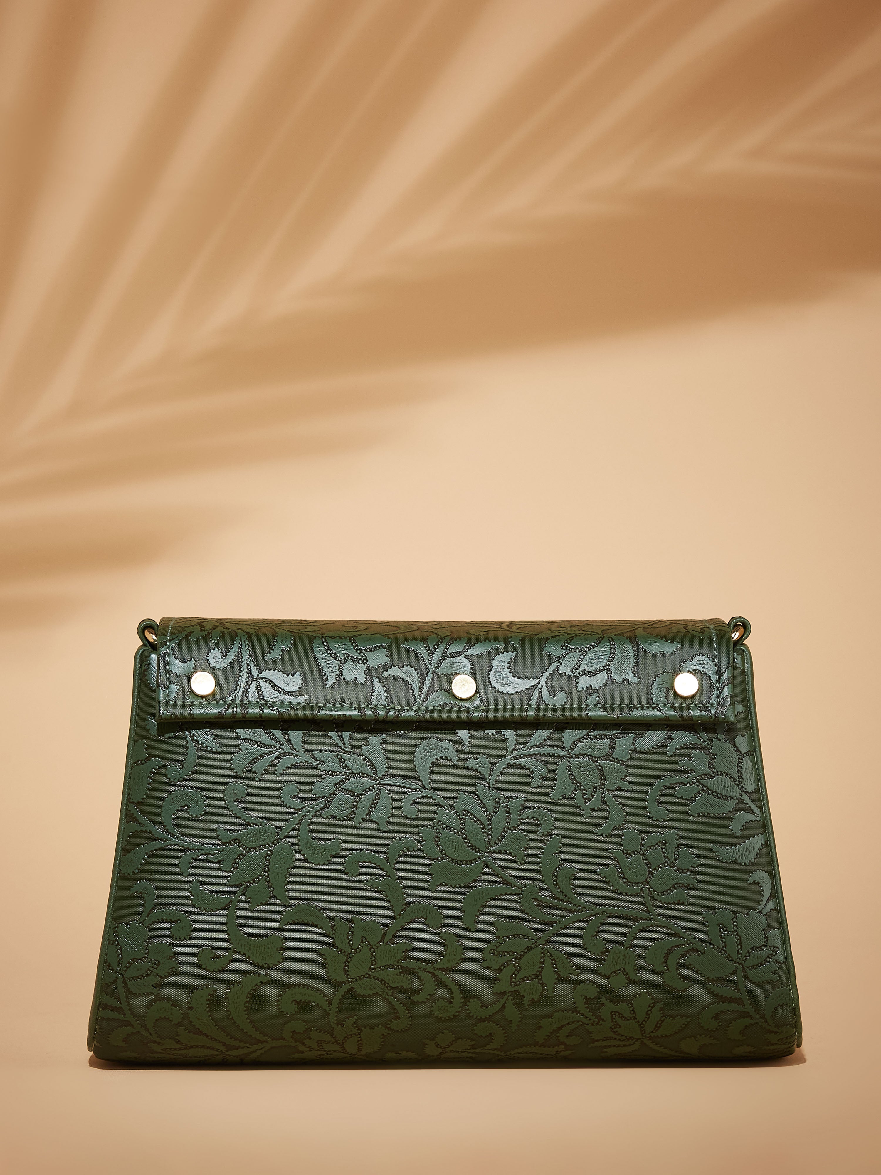 Vegan Leather Green Women's Bucket Sling Bag