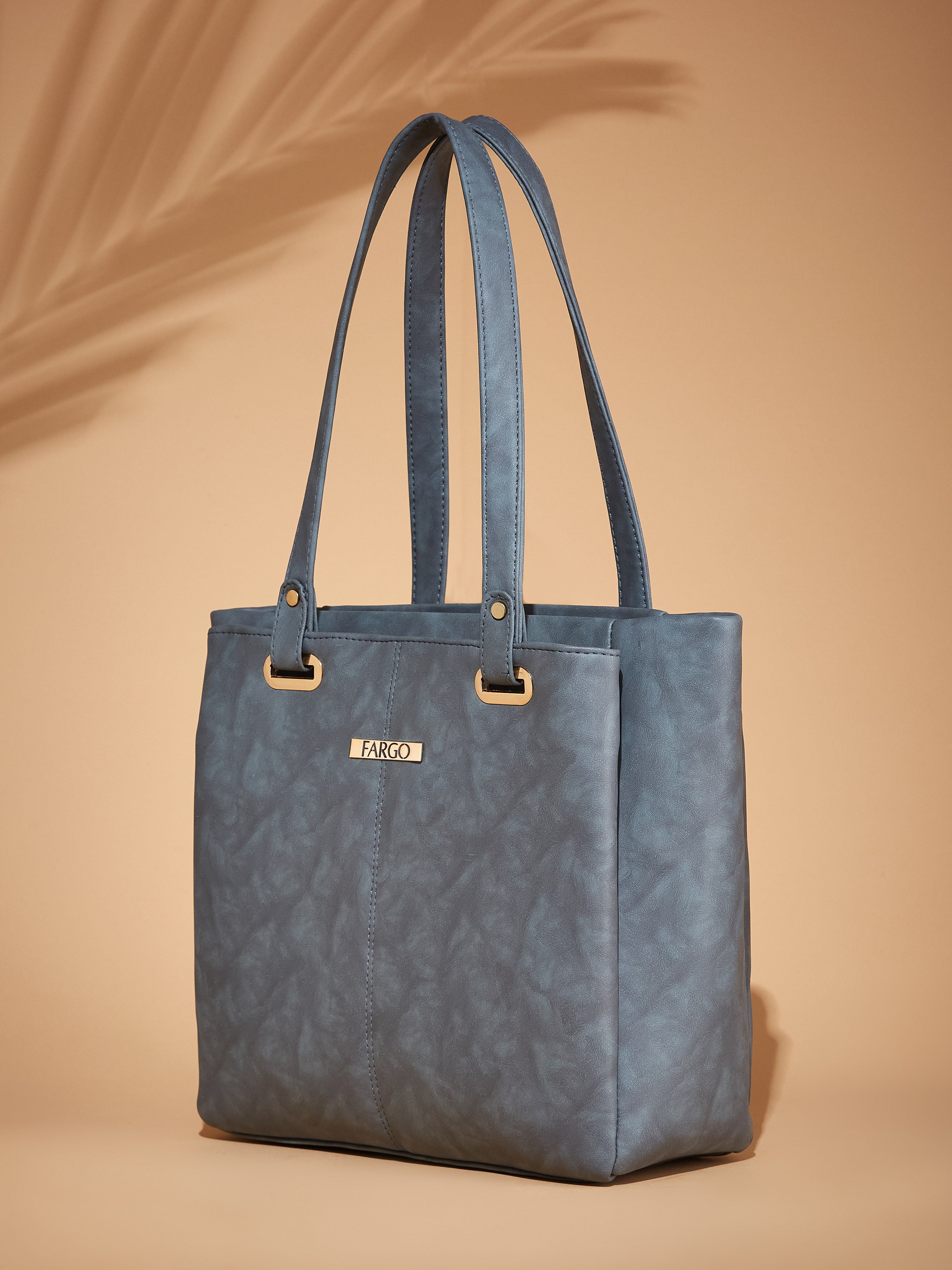 Vegan Leather Grey Women's Tote