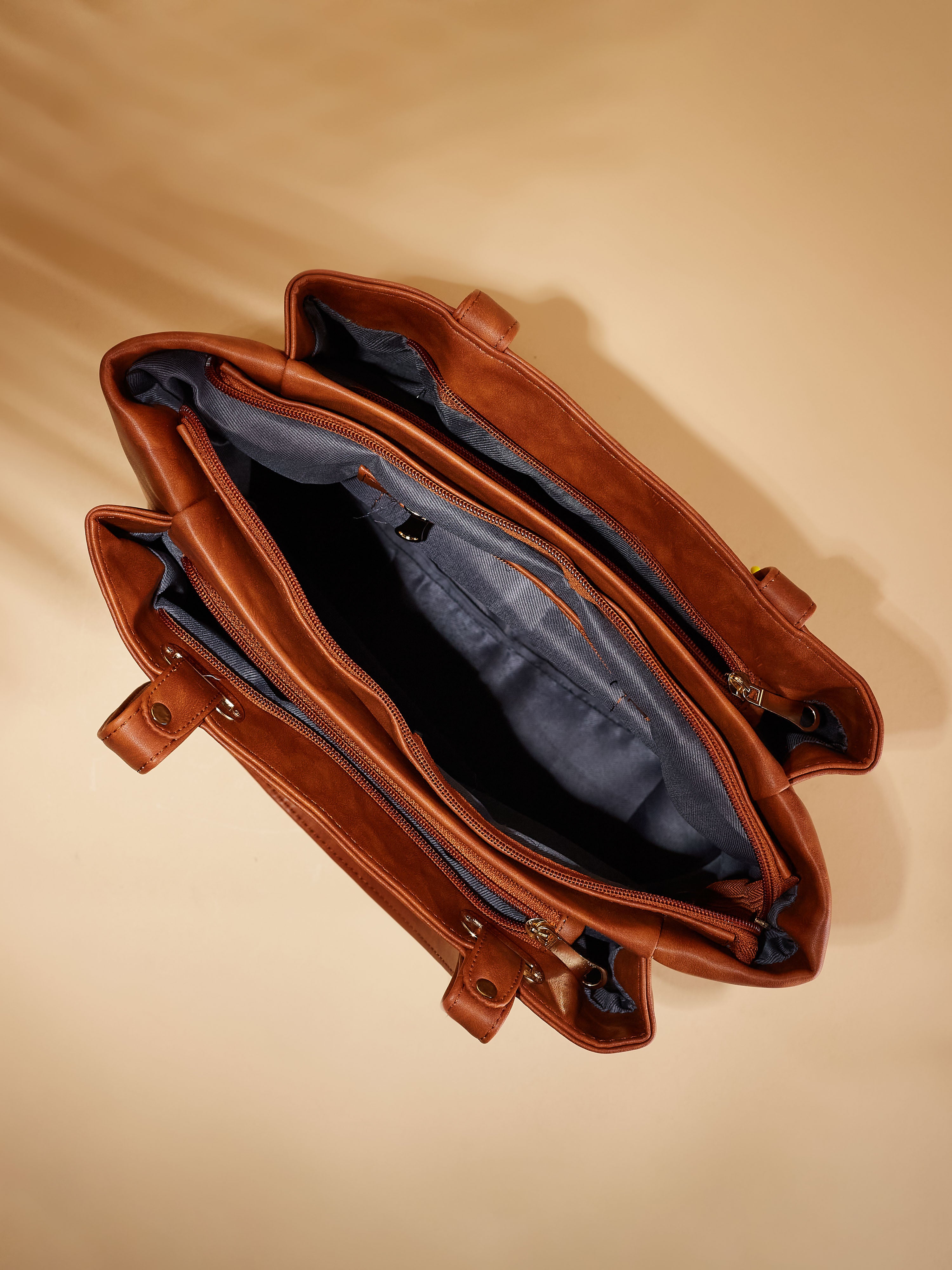 Vegan Leather Tan Women's Tote
