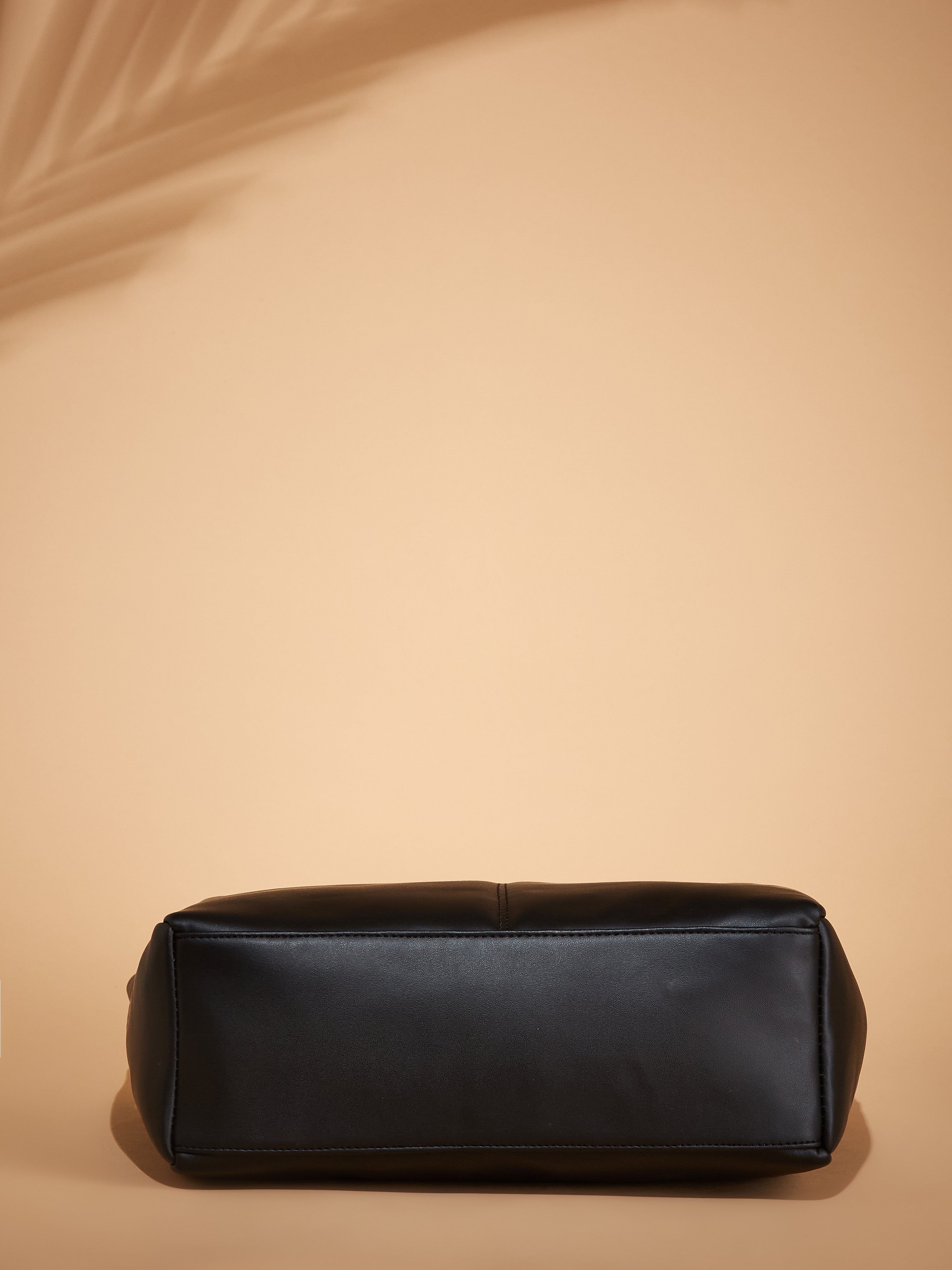 Vegan Leather Black Women's Tote