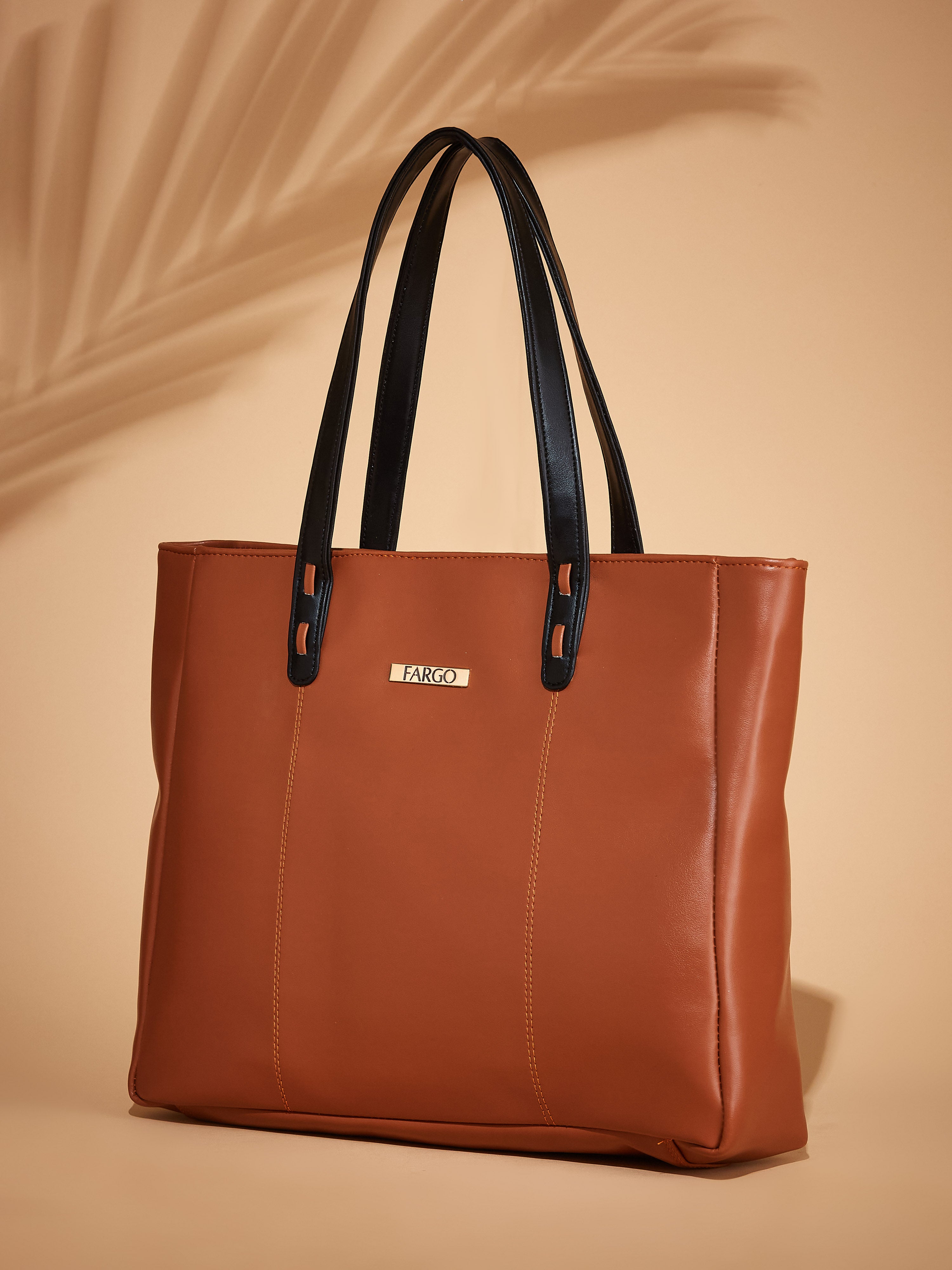 Vegan Leather Tan Women's Tote