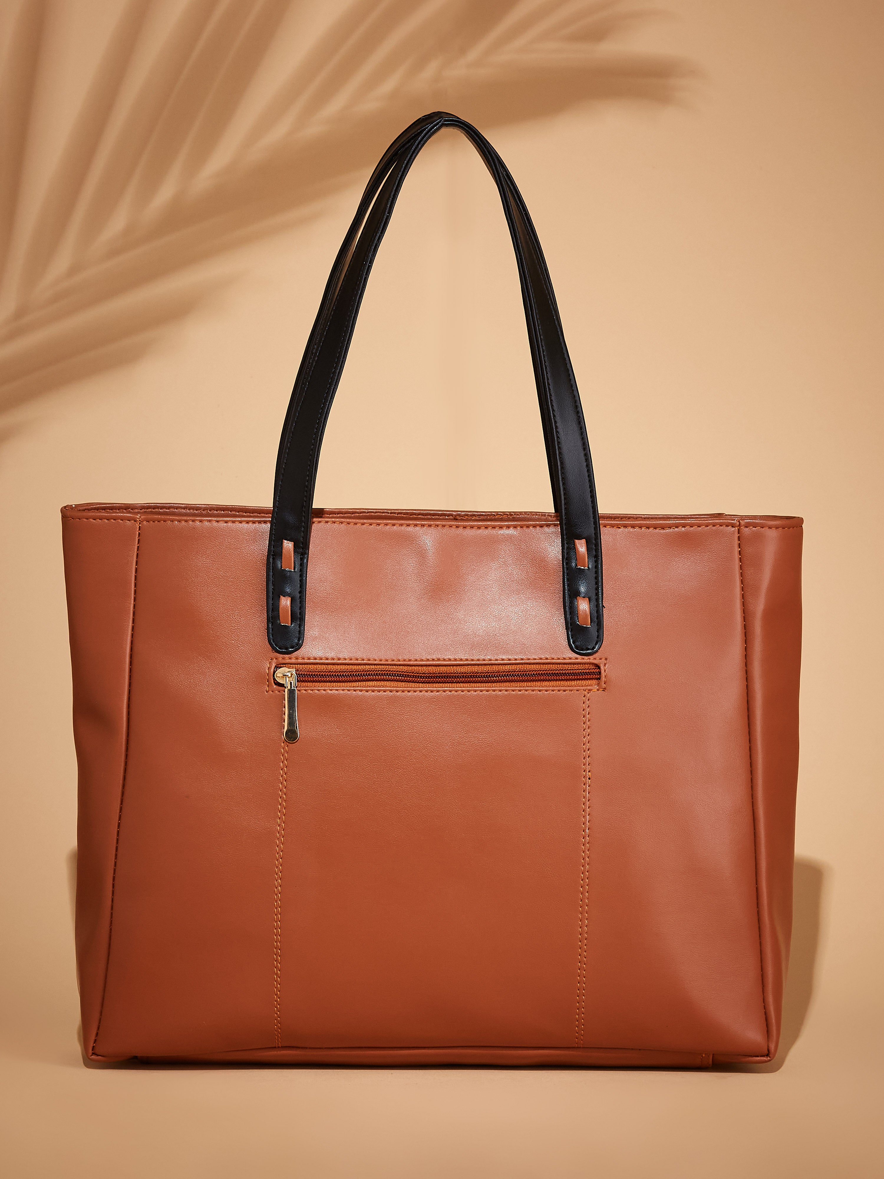 Vegan Leather Tan Women's Tote