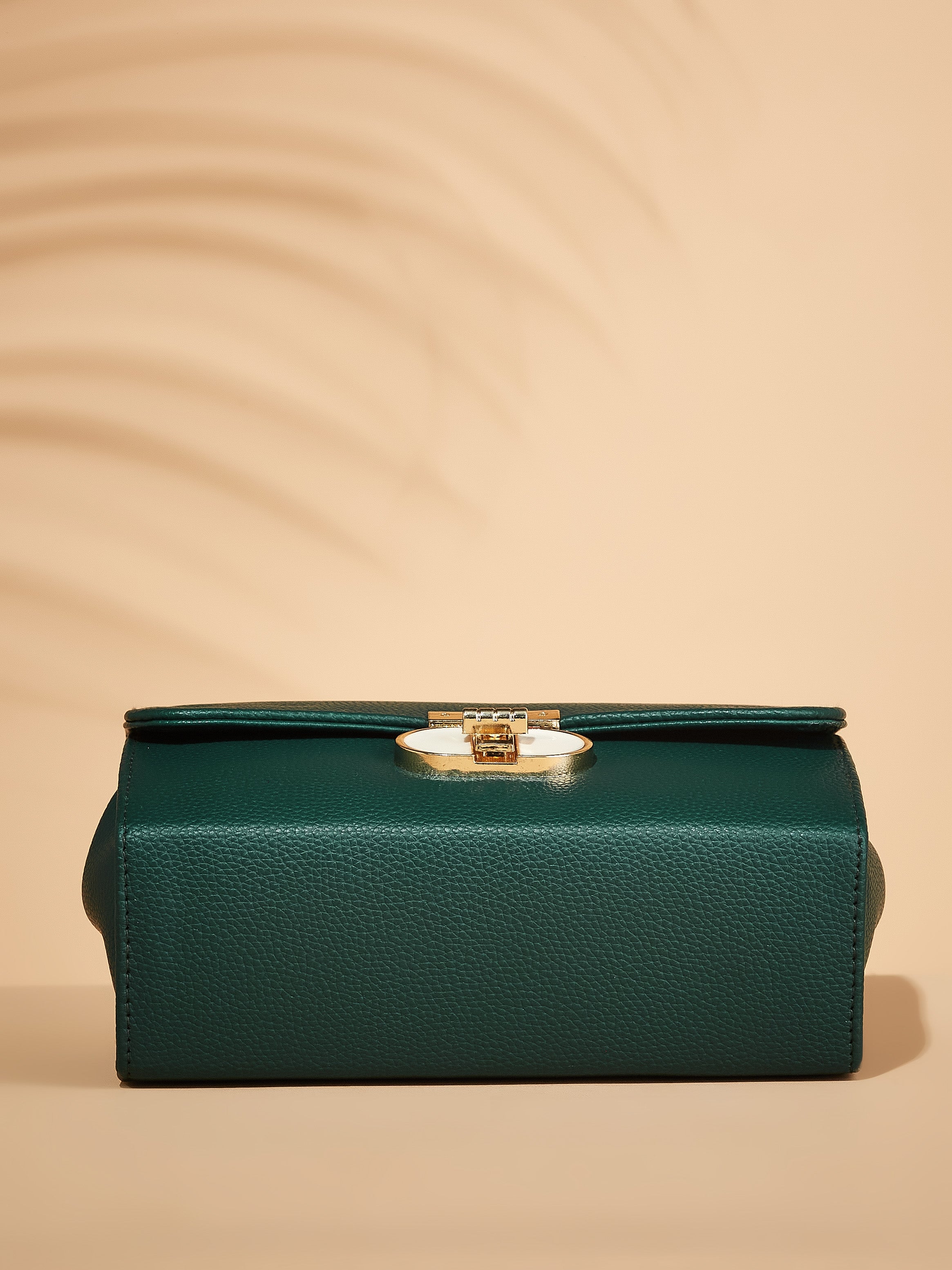 Vegan Leather Green Women's Shoulder Bag