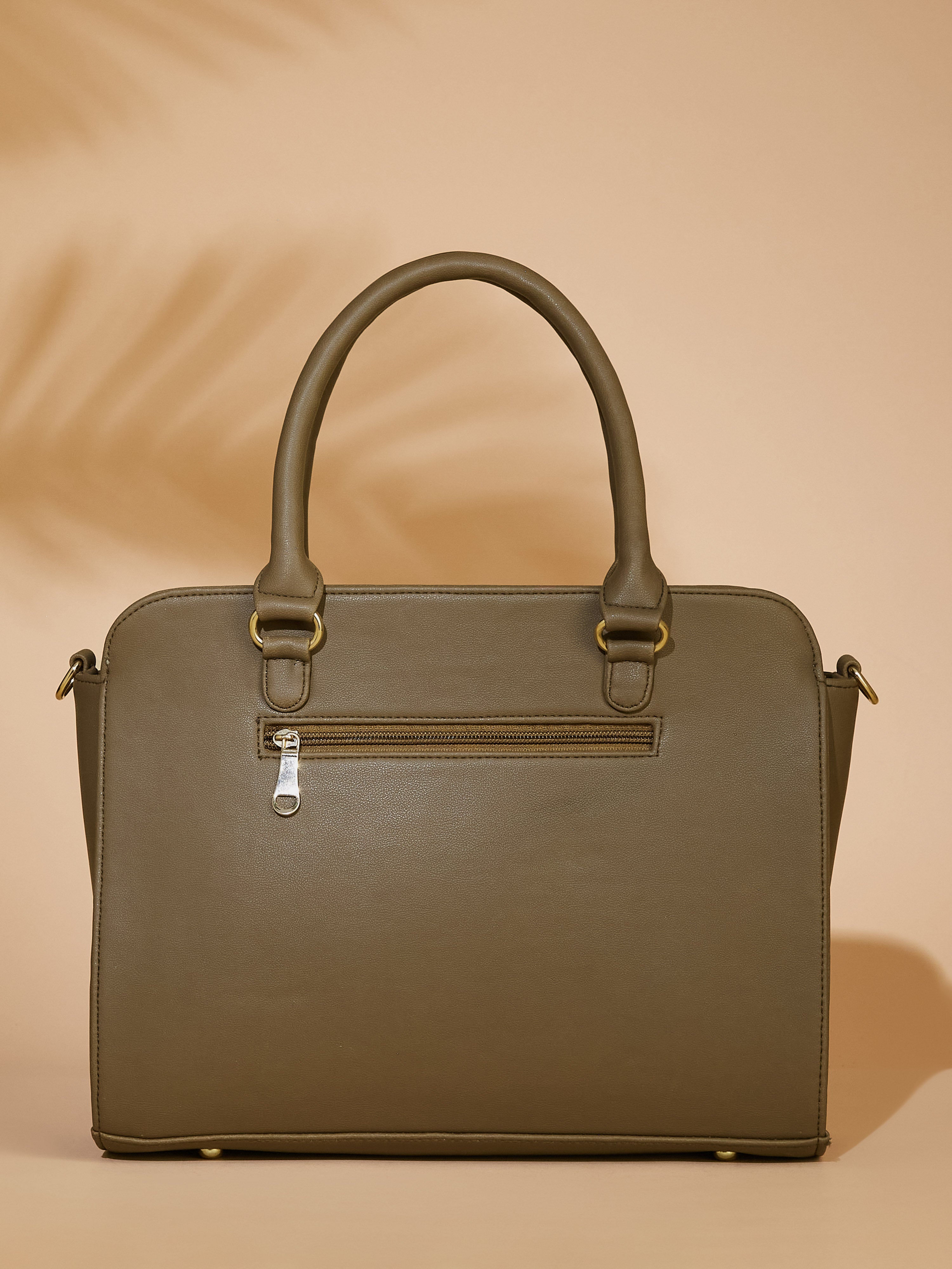 Vegan Leather Olive Women's Handbag