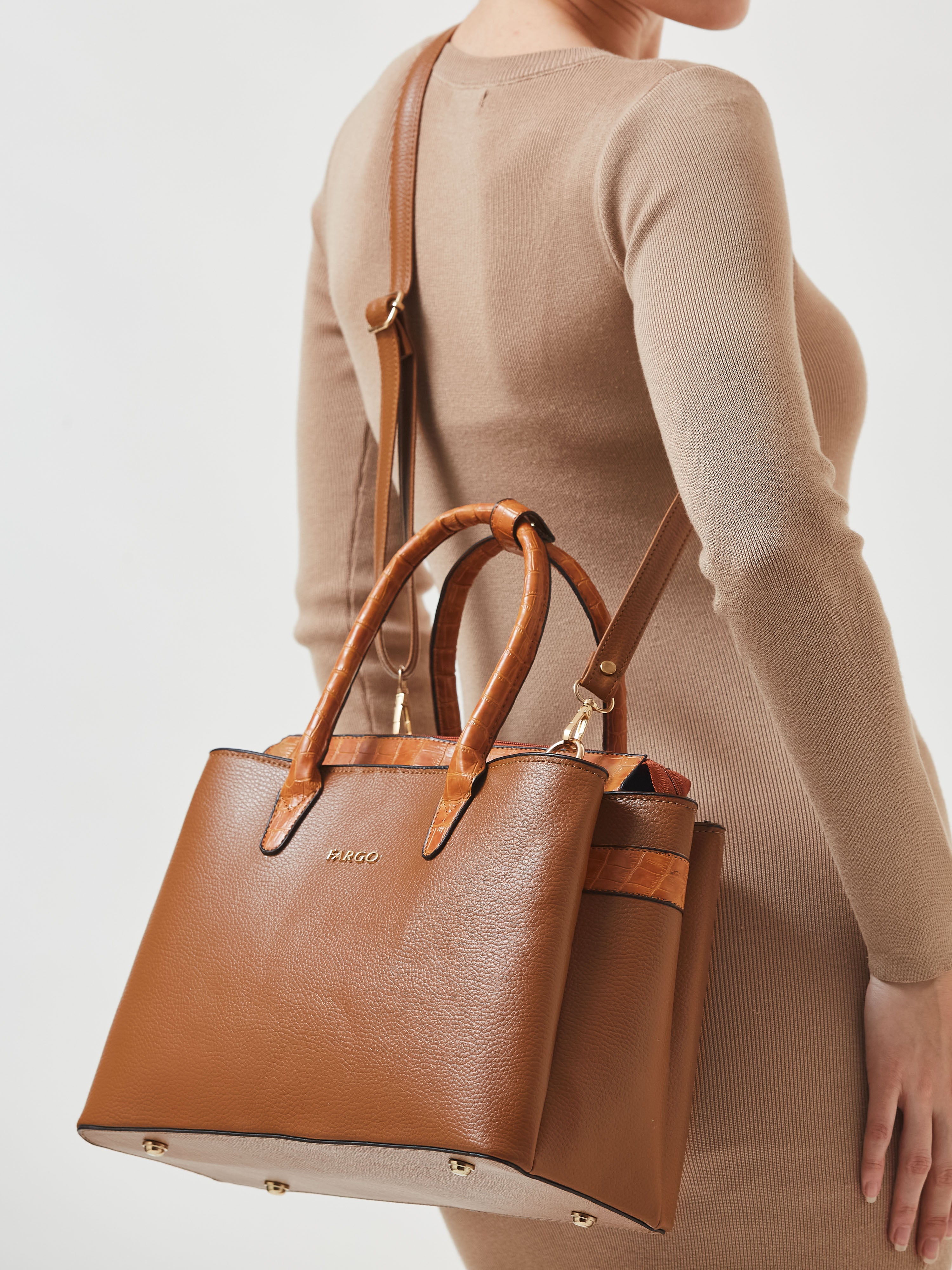 Roam Tan Handbag for Women