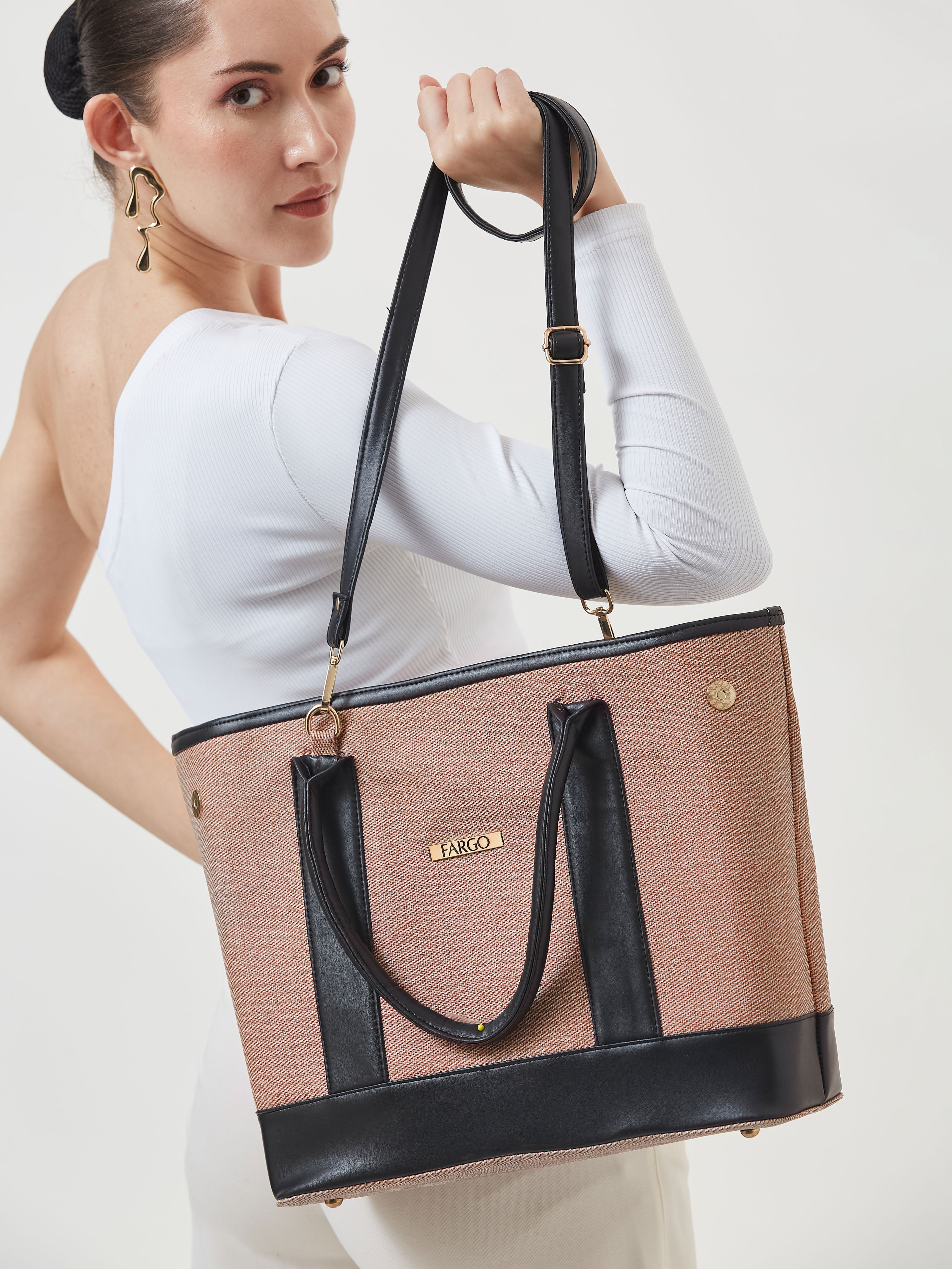 Luma Beige Tote Bag for Women