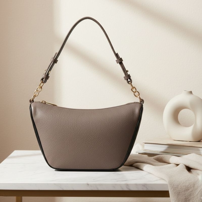 Vista Grey Shoulder Bag for Women