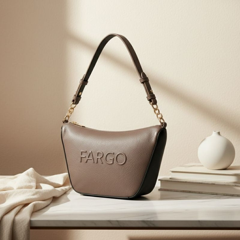 Vista Grey Shoulder Bag for Women