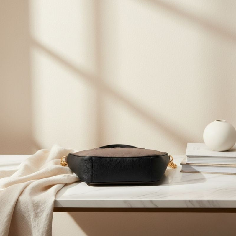 Vista Grey Shoulder Bag for Women