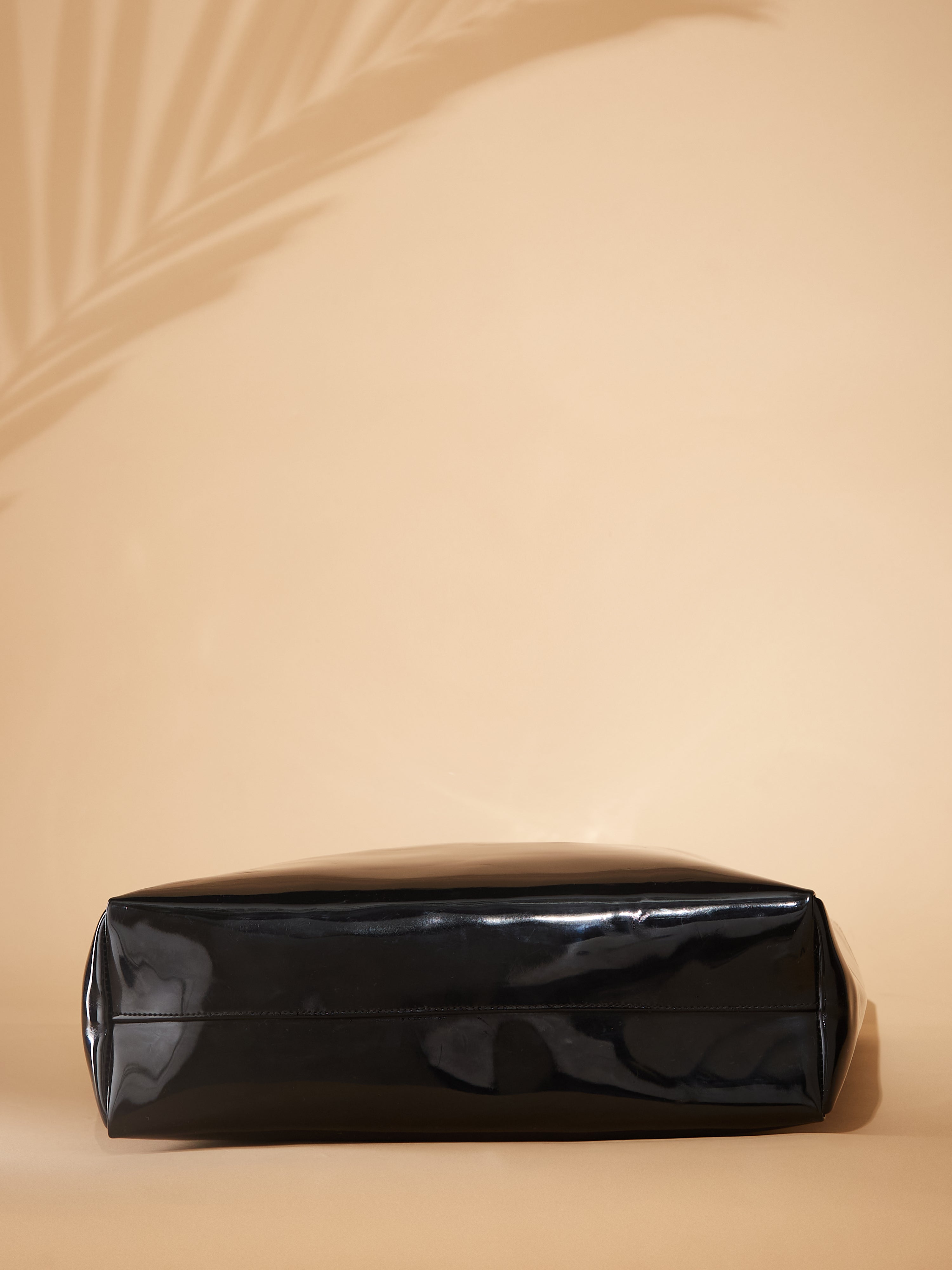 Vegan Leather Large Black Women's Tote