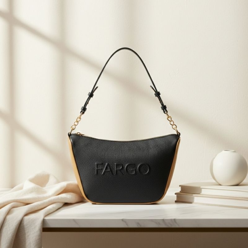 Vista Black Shoulder Bag for Women