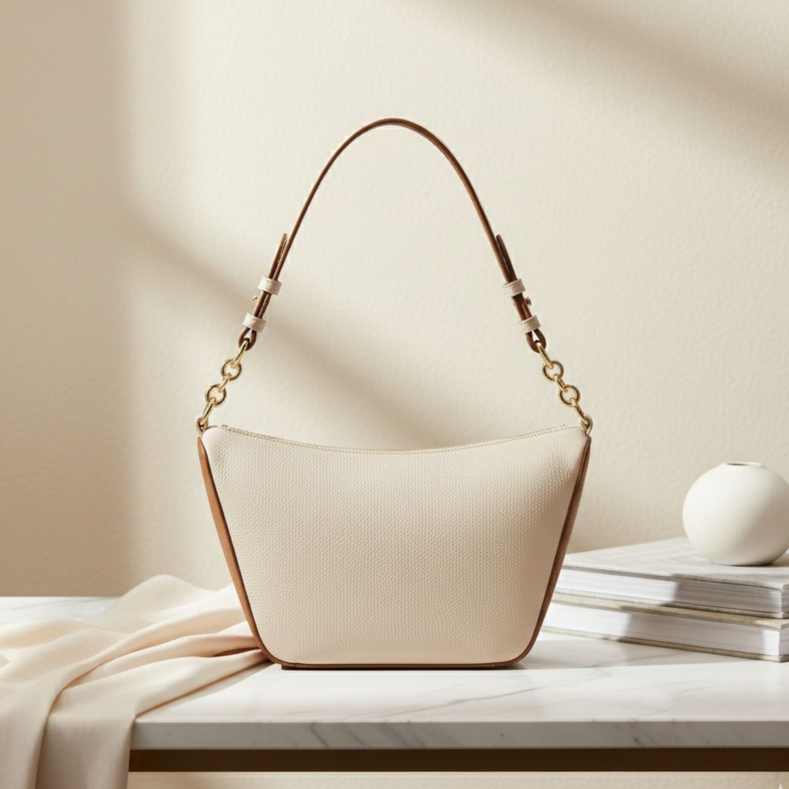 Vista Ivory Shoulder Bag for Women