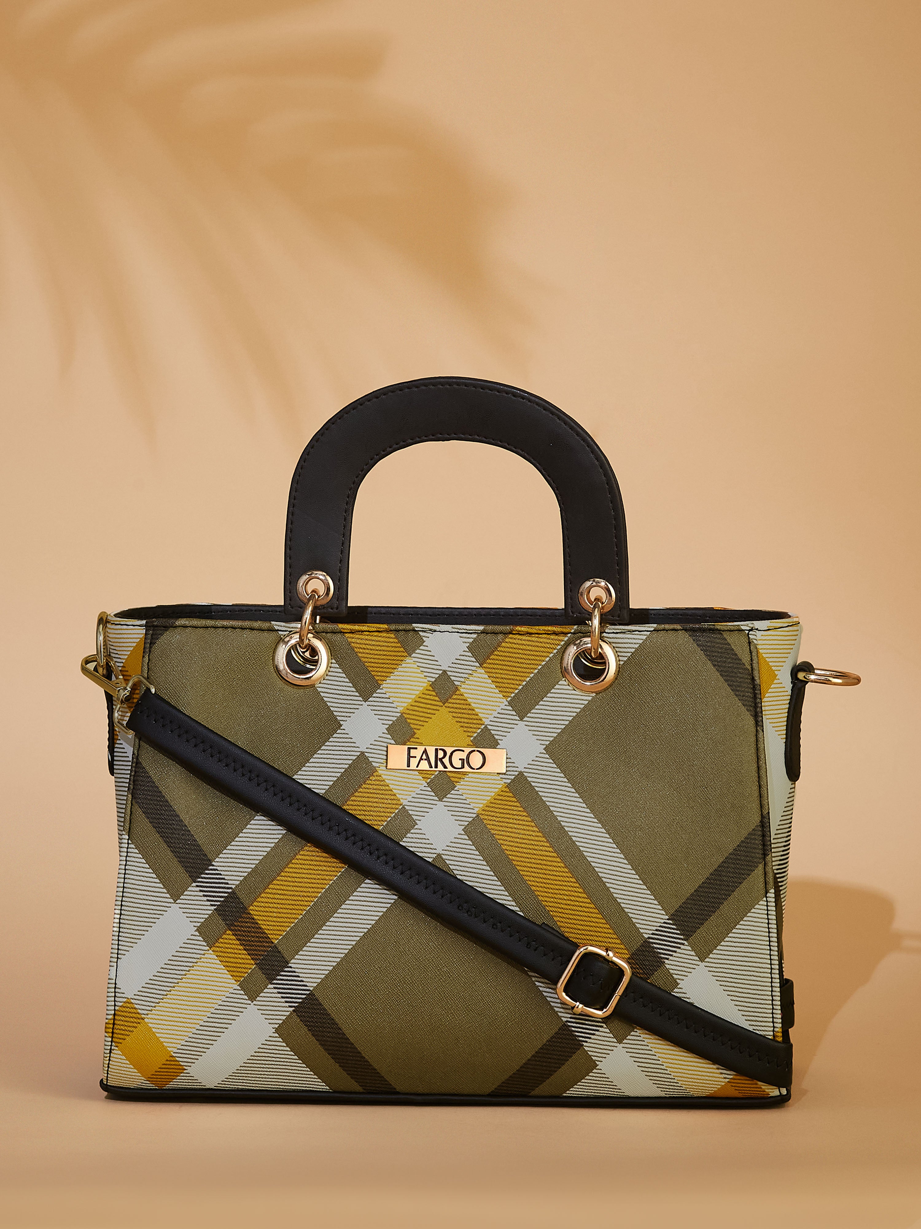 Vegan Leather Beige Women's Handbag