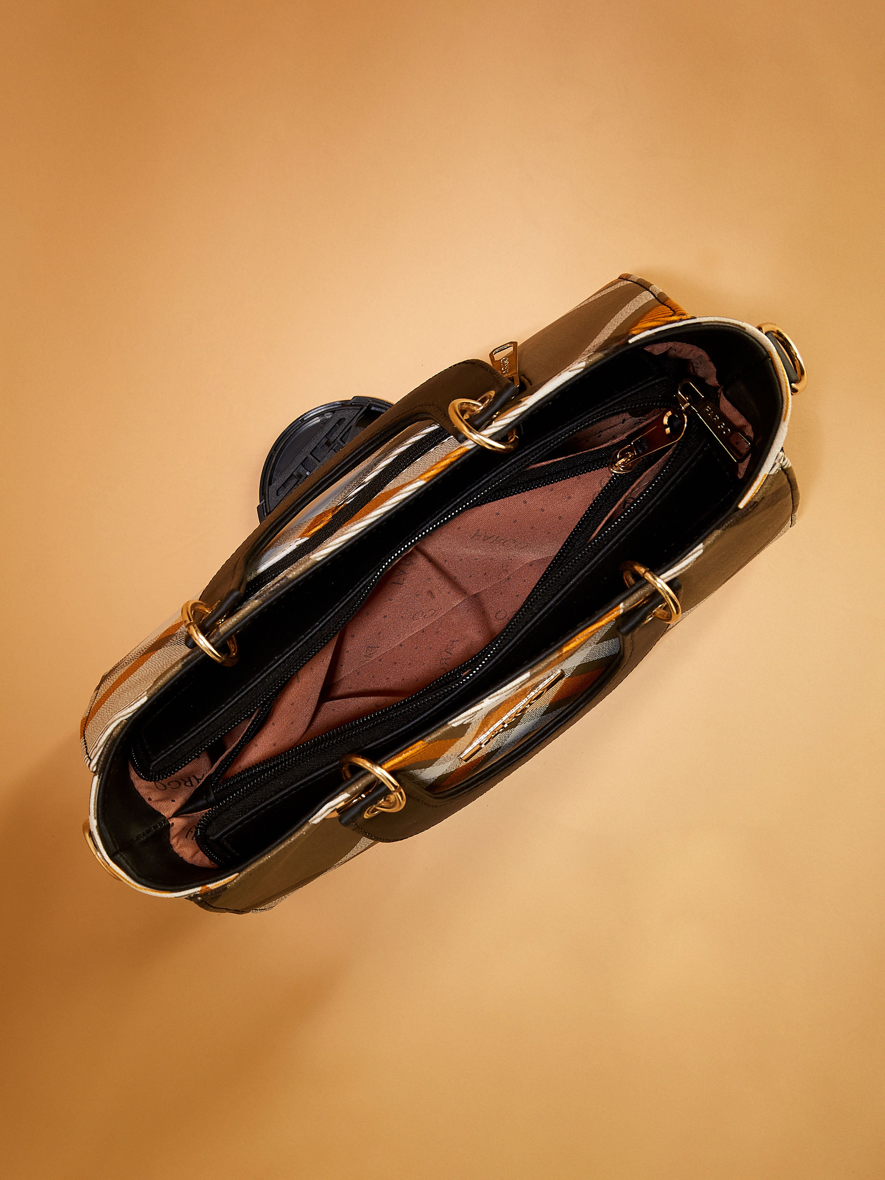 Vegan Leather Beige Women's Handbag