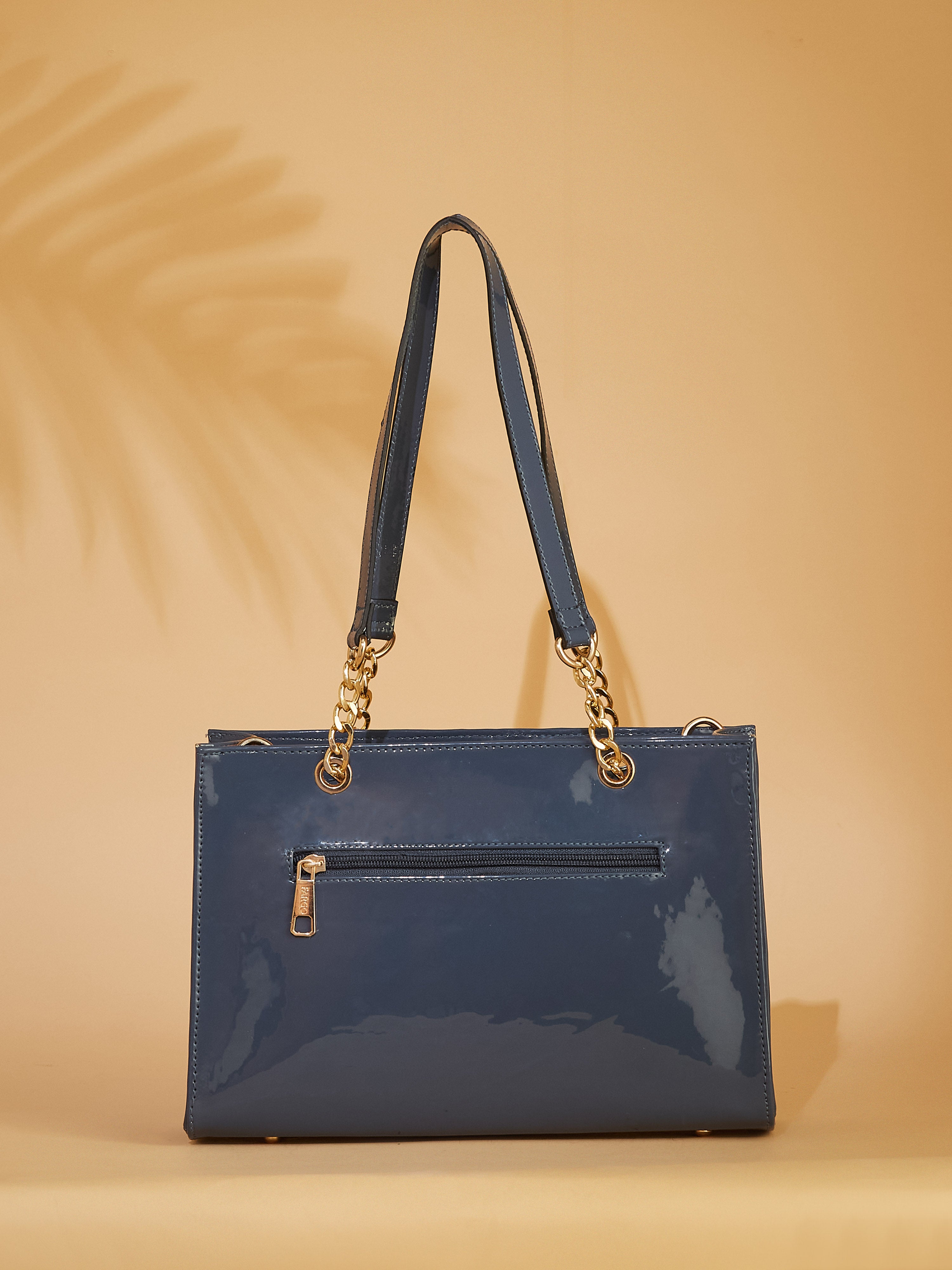 Vegan Leather Grey Women's Handbag