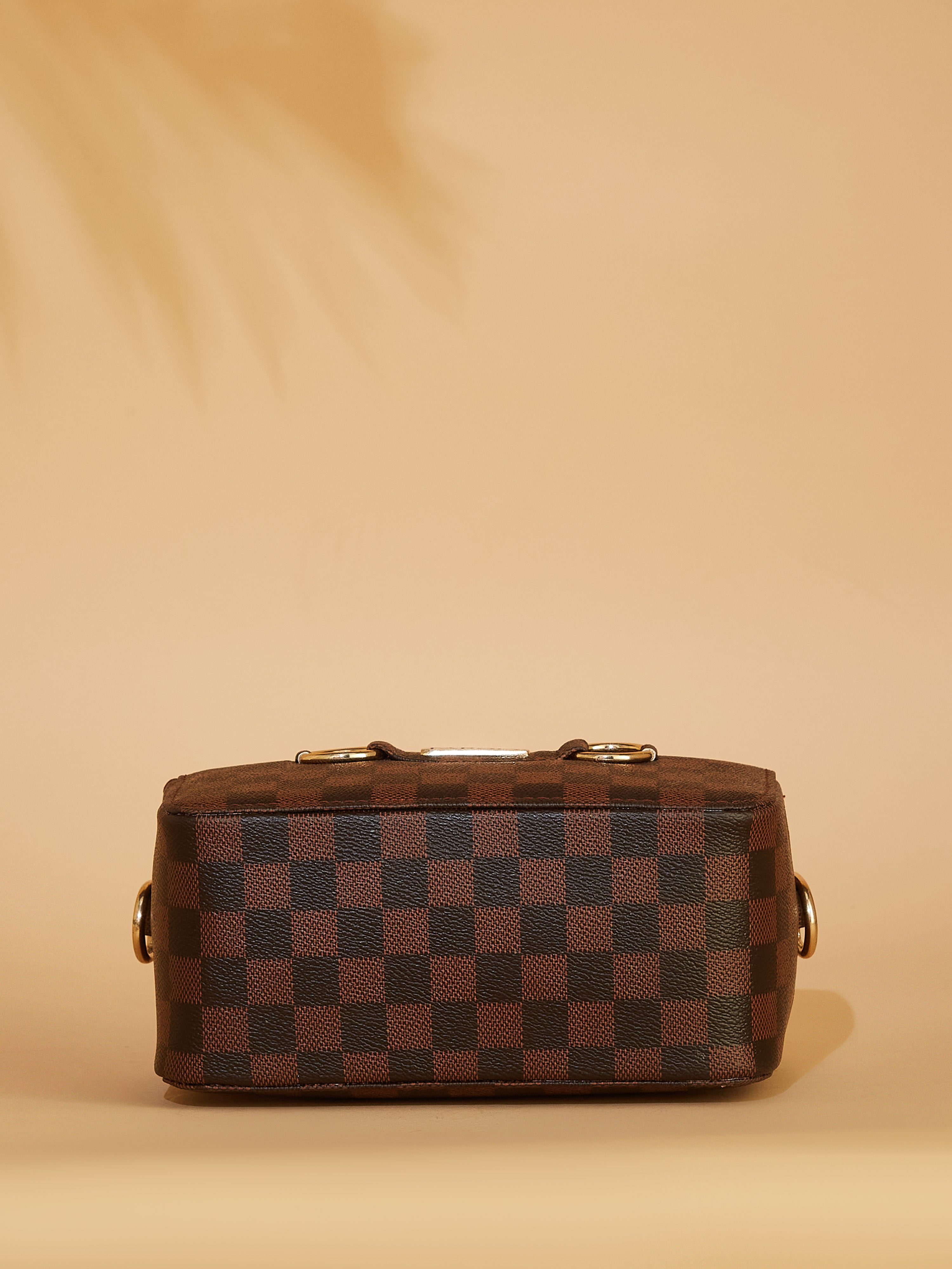 Vegan Leather Brown Women's Shoulder Bag
