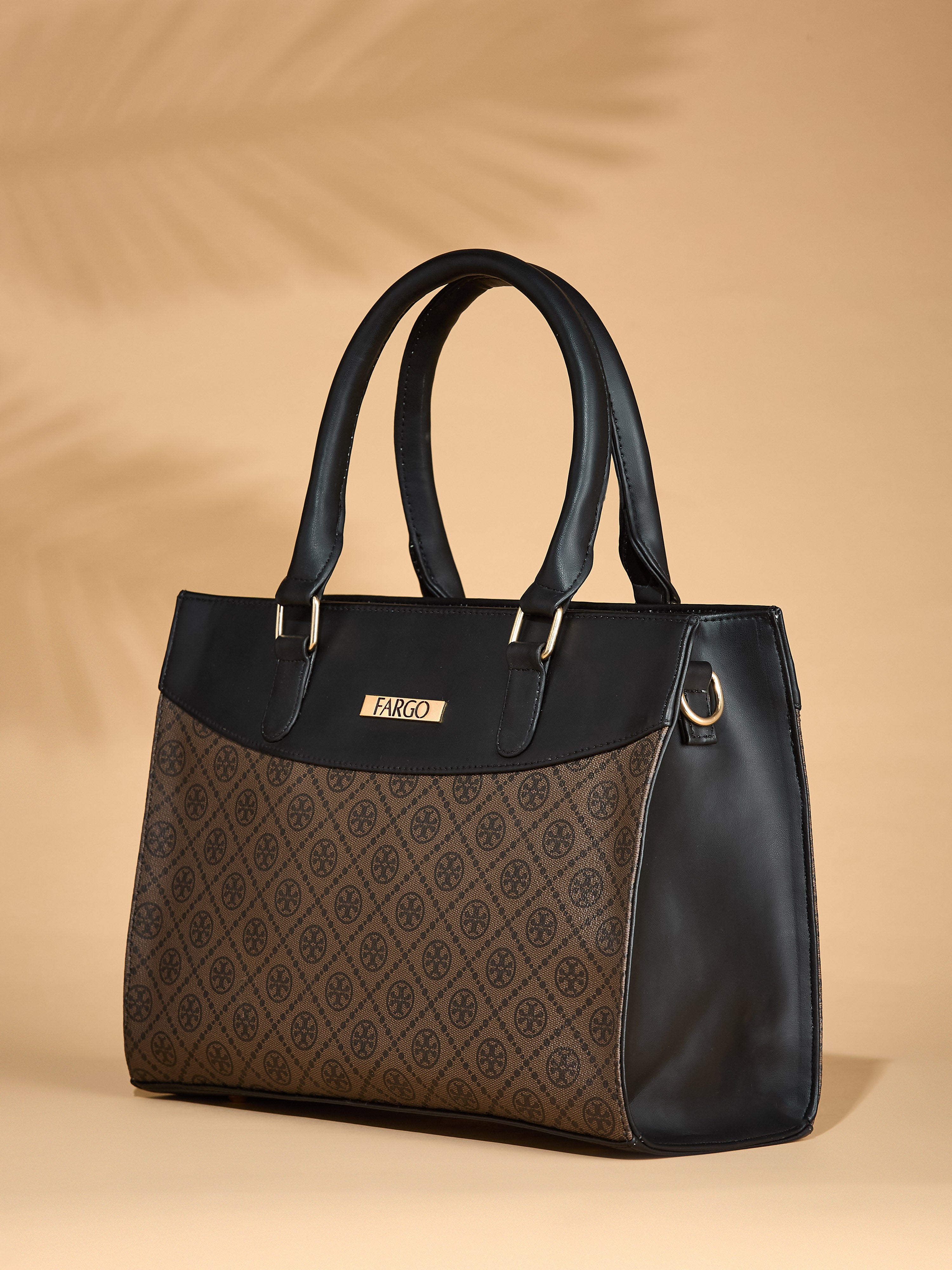 Vegan Leather Brown Women's Handbag