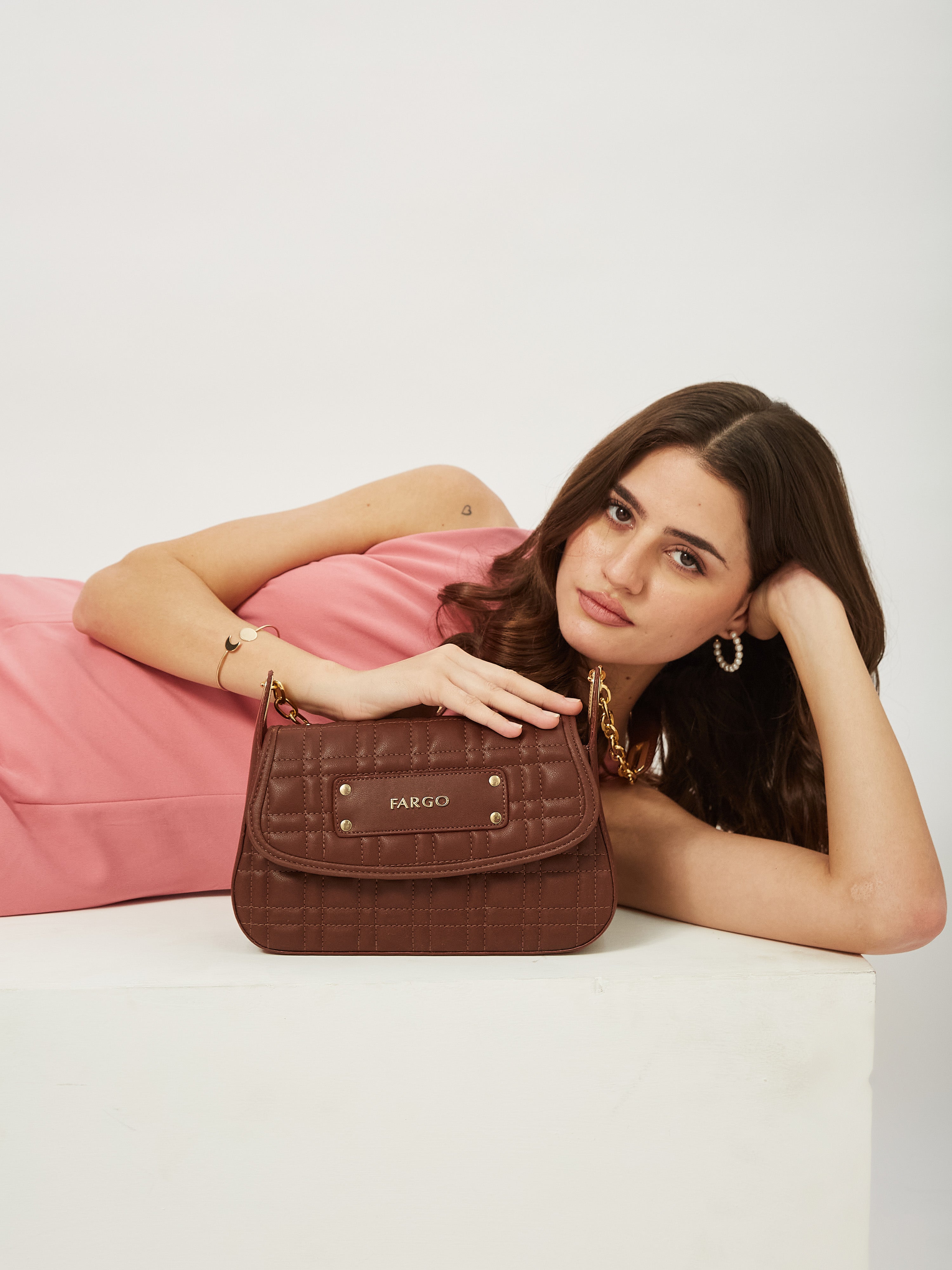 Duchess Brown Shoulder Bag for Women