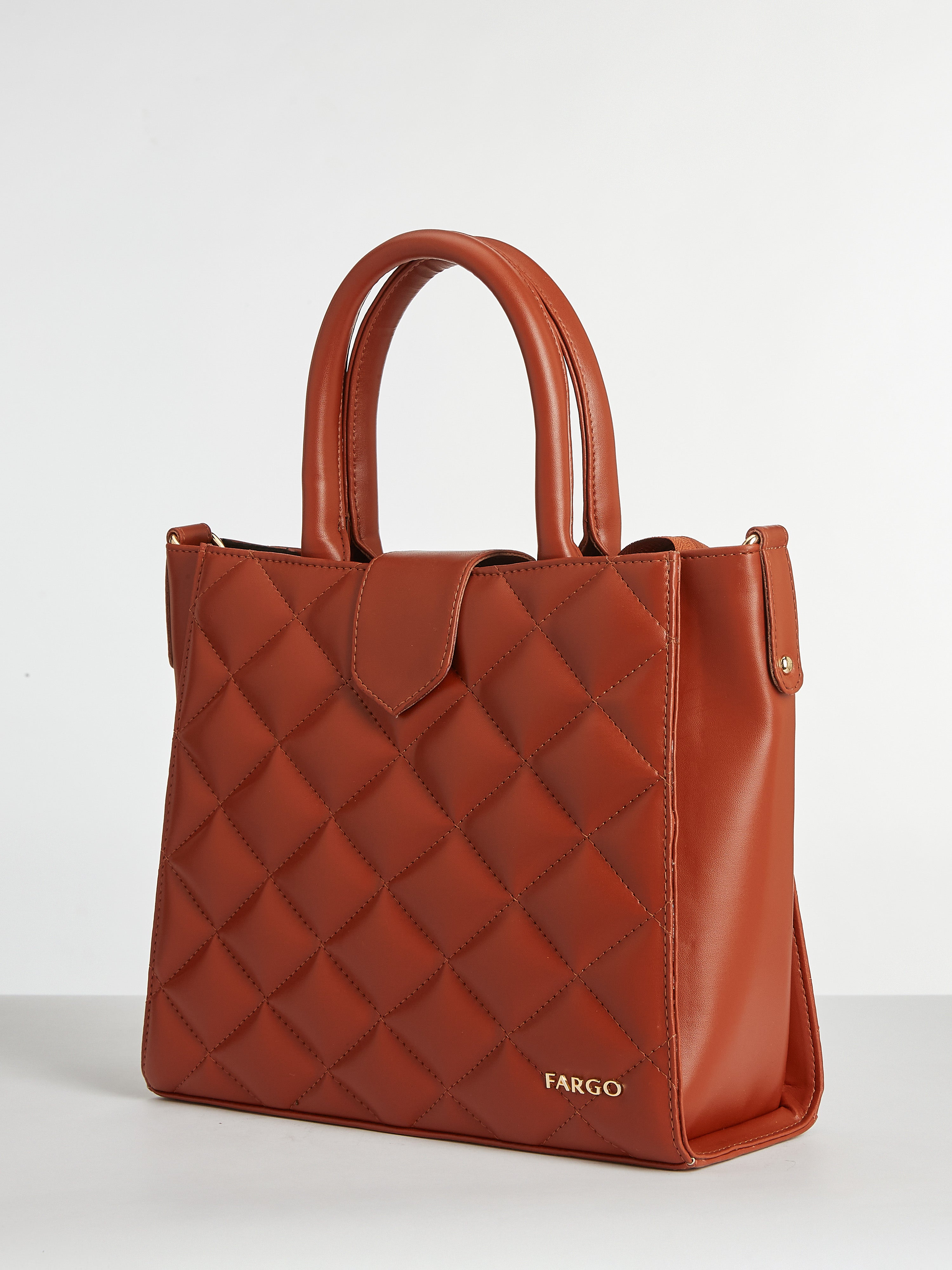 Hera Tan Quilted Handbag for Women