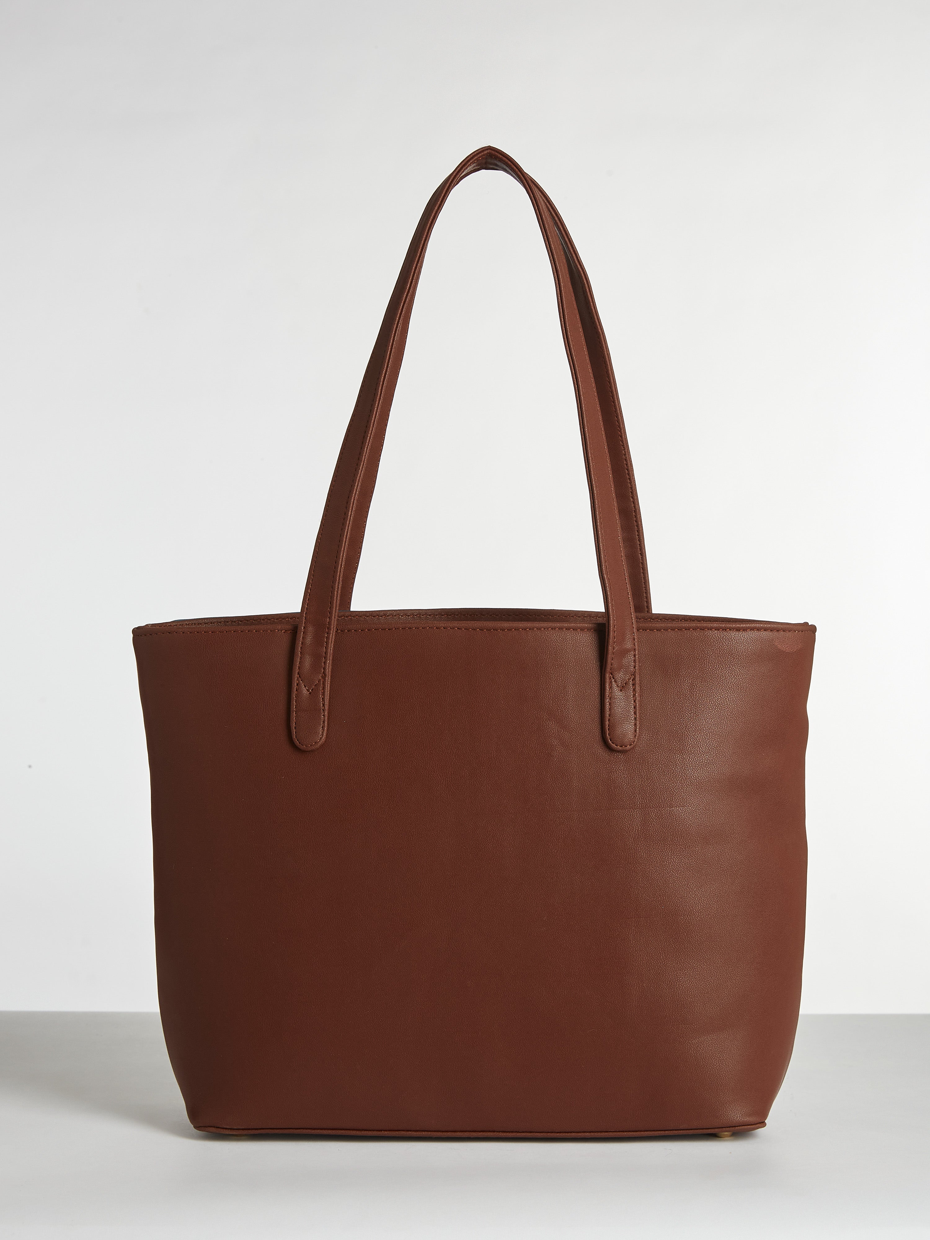 Stride Brown Tote Bag for Women