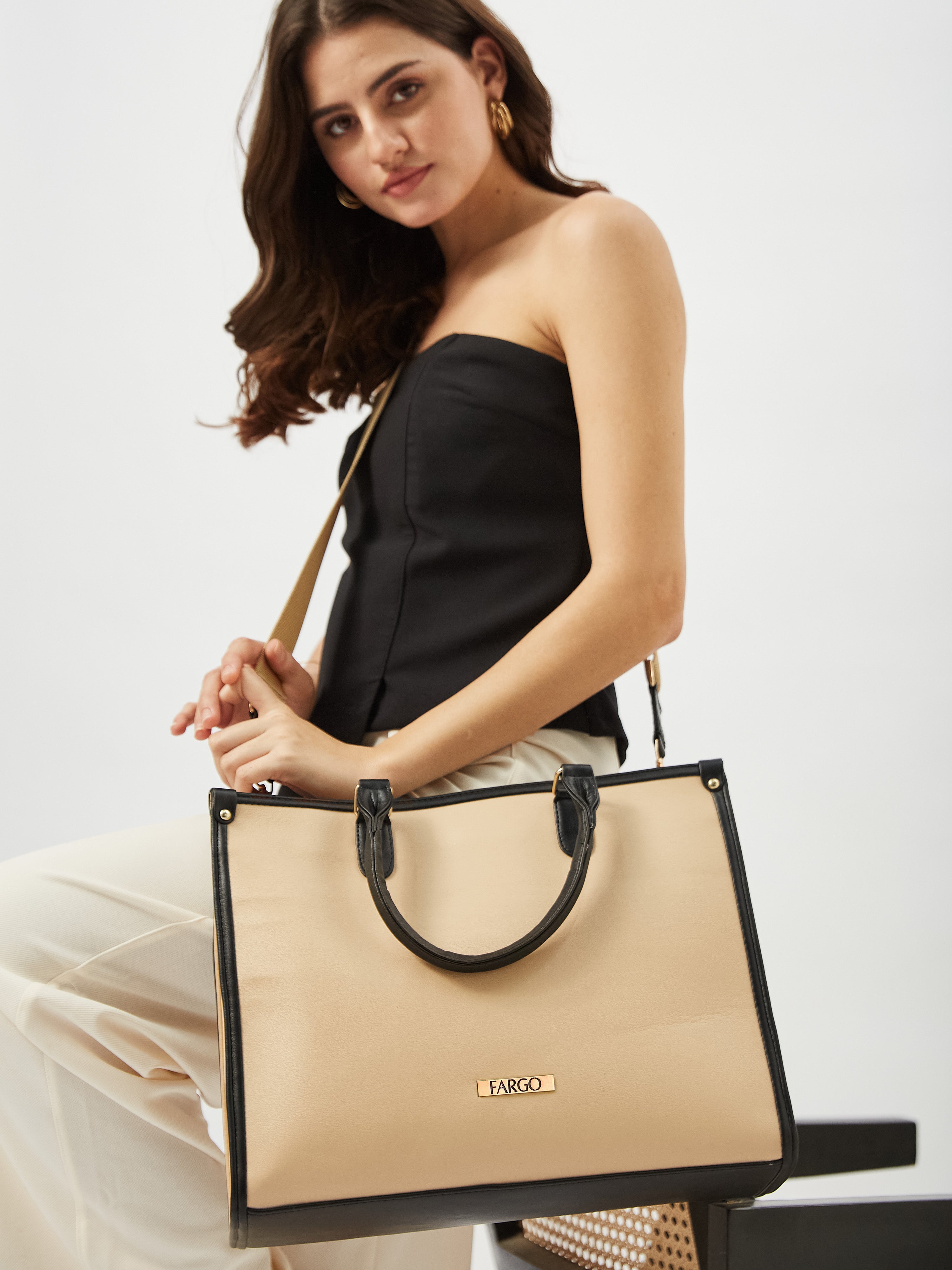 Regal Beige Tote Bag for Women