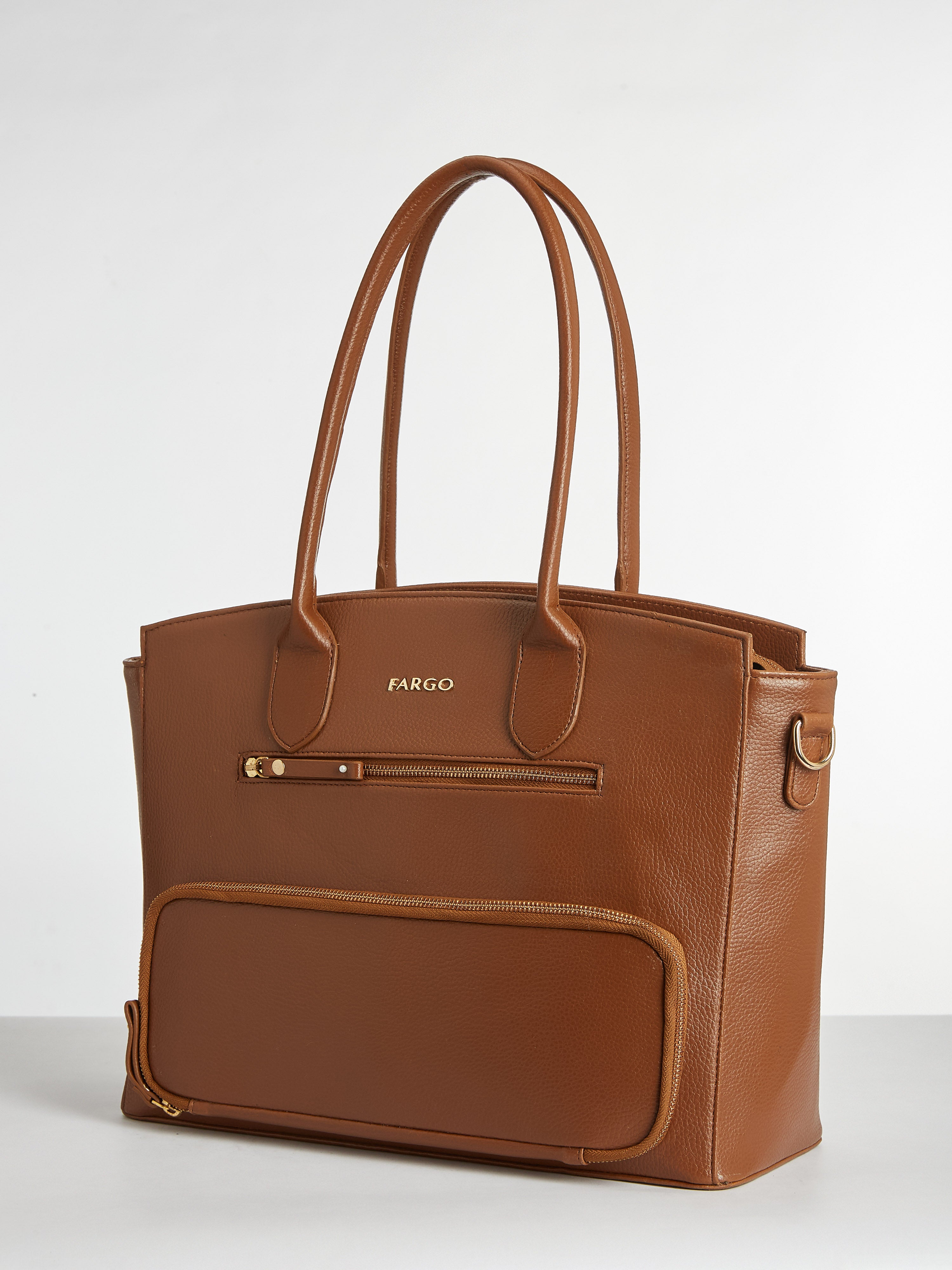 Ornate Tan Tote Bag for Women