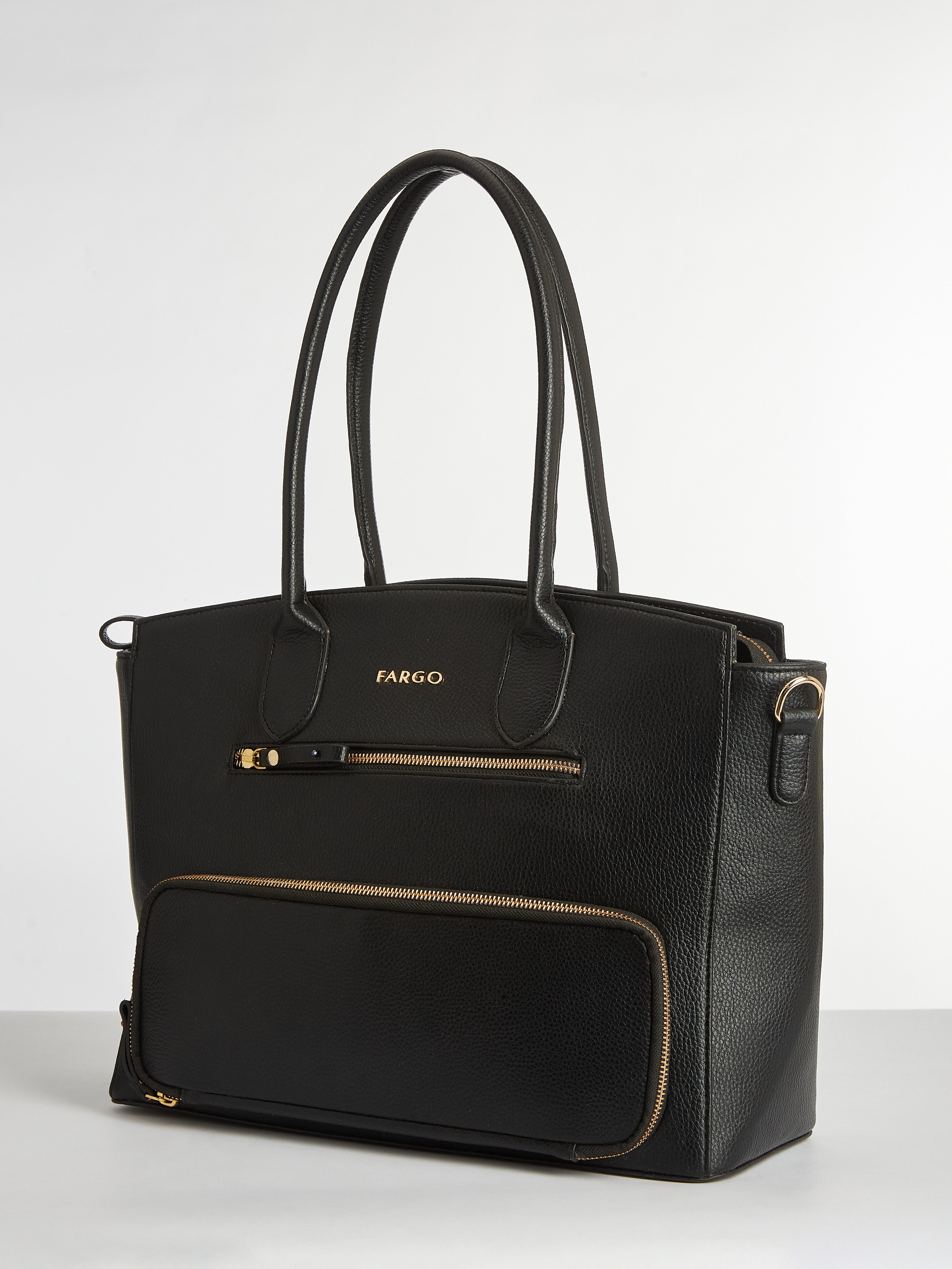 Ornate Black Tote Bag for Women