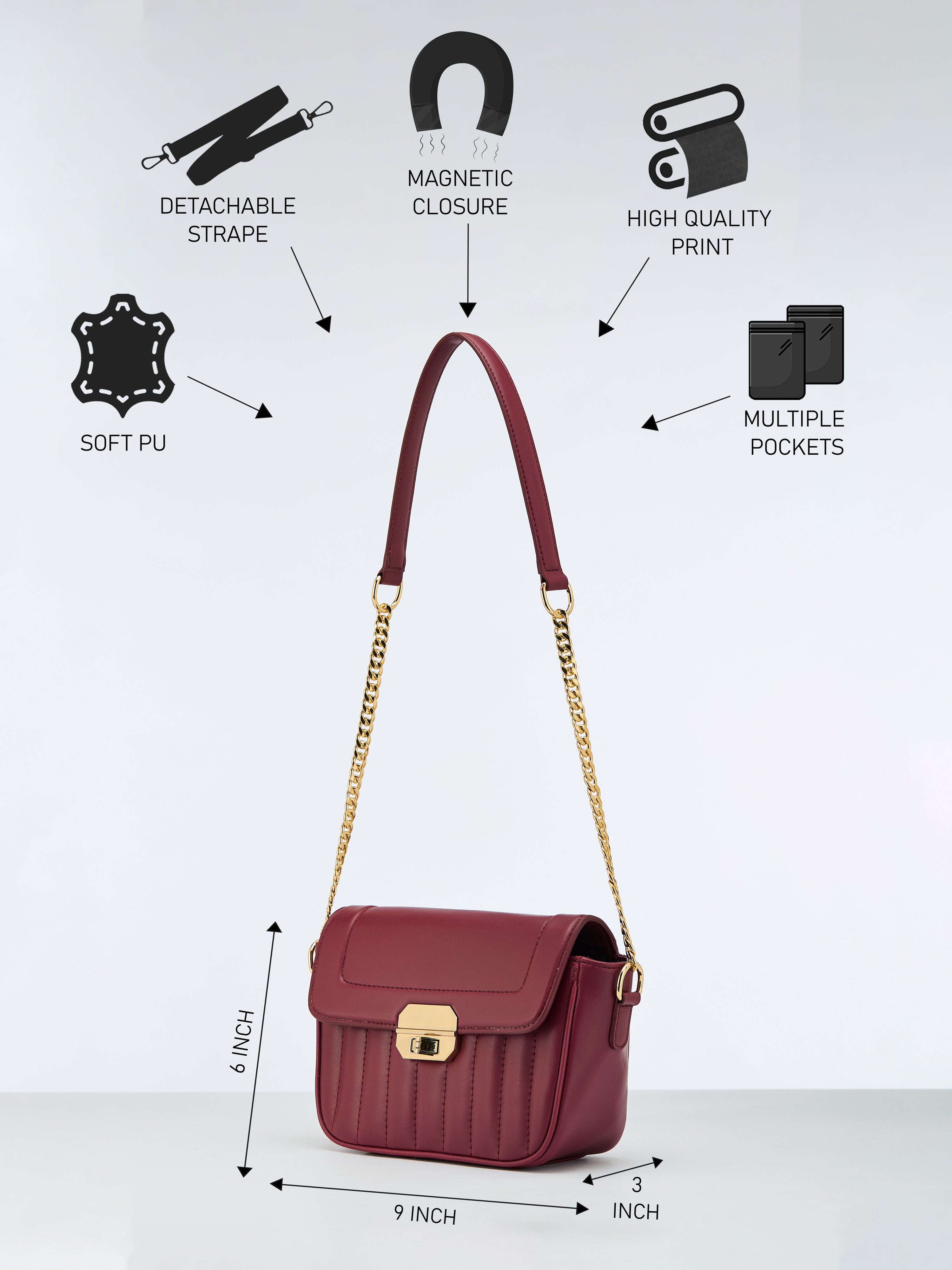 Flaunt Crossbody Bag for Women