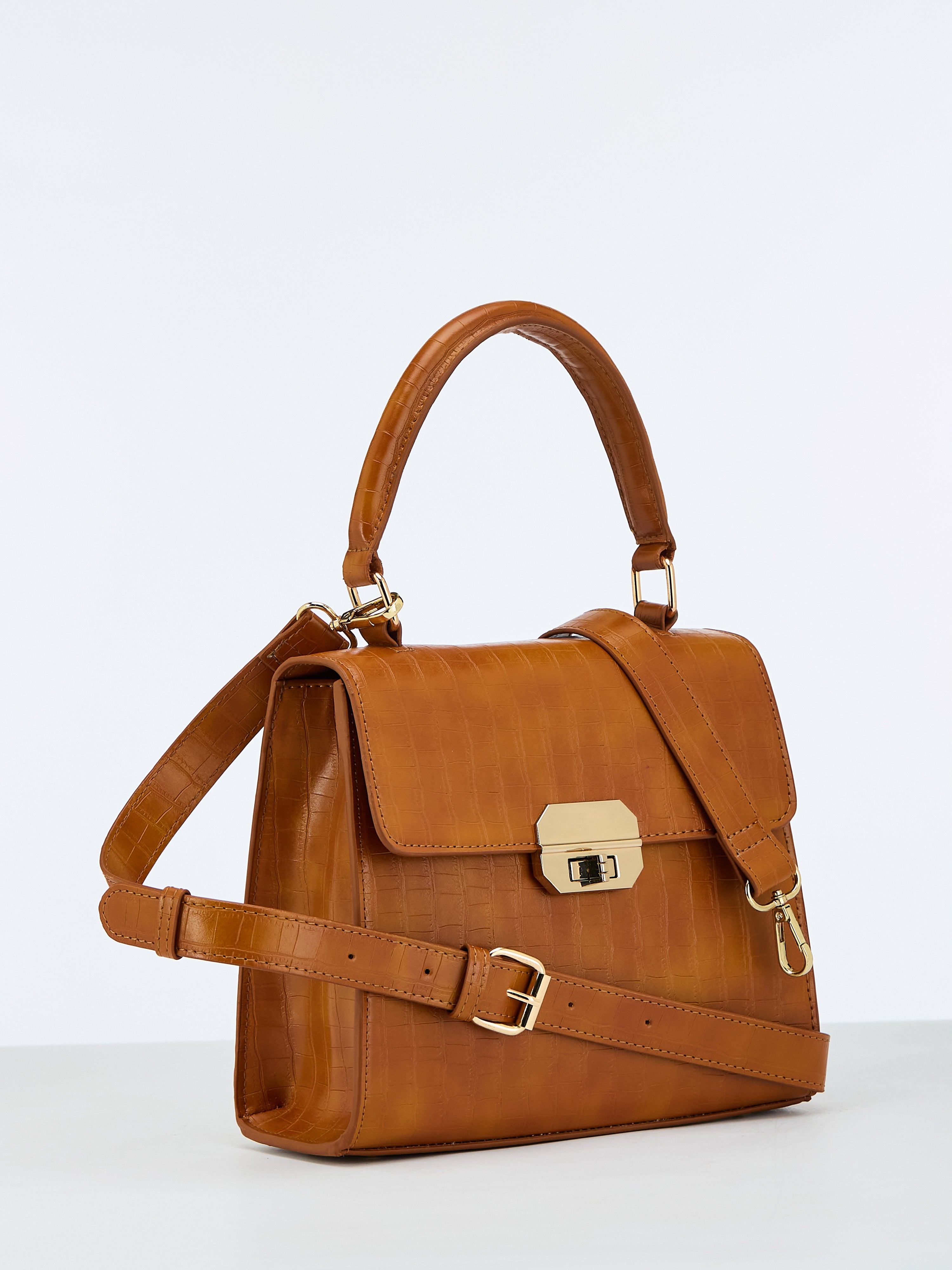 Dynasty Croco Handbag for Women