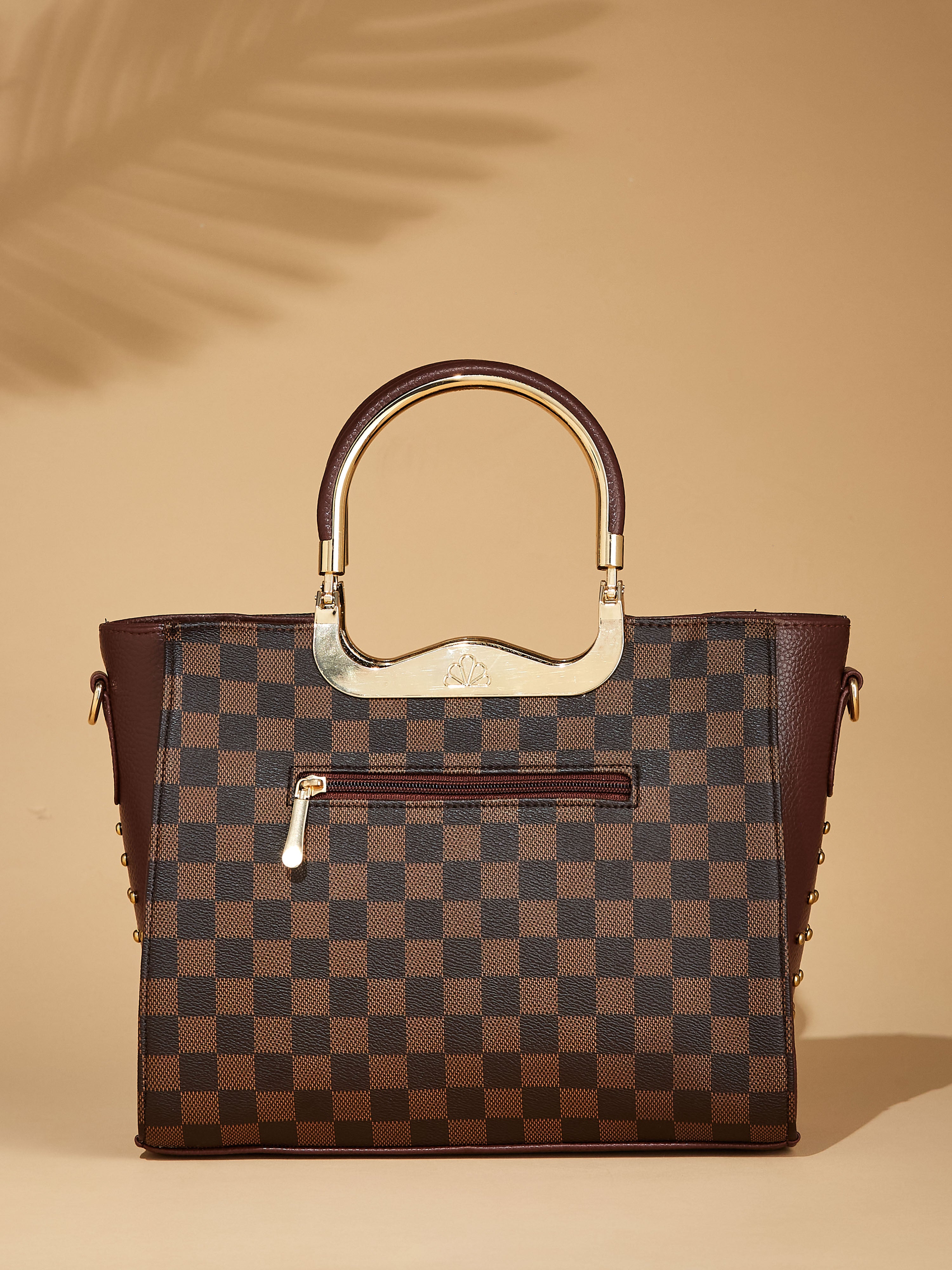 Vegan Leather Brown Women's Tote