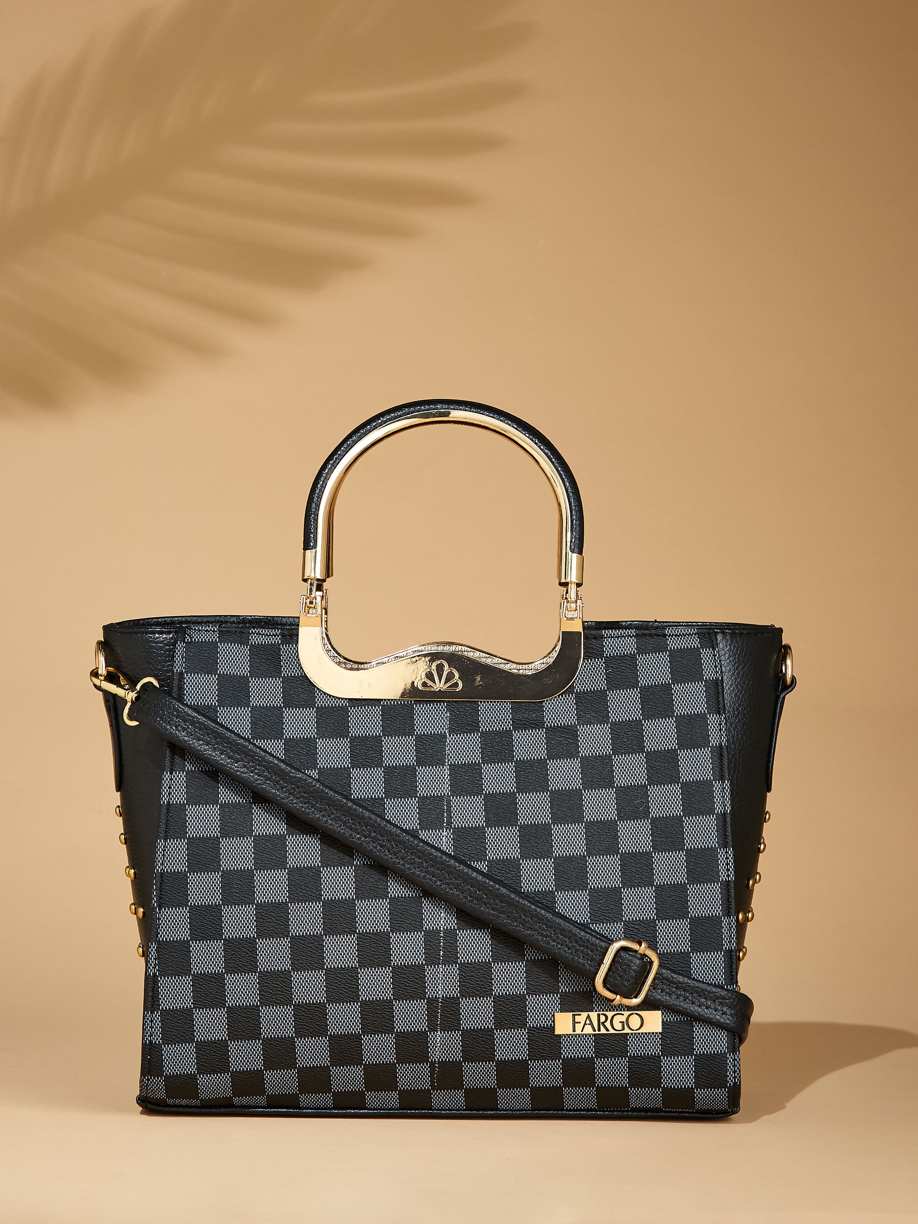 Vegan Leather Black Women's Handbag