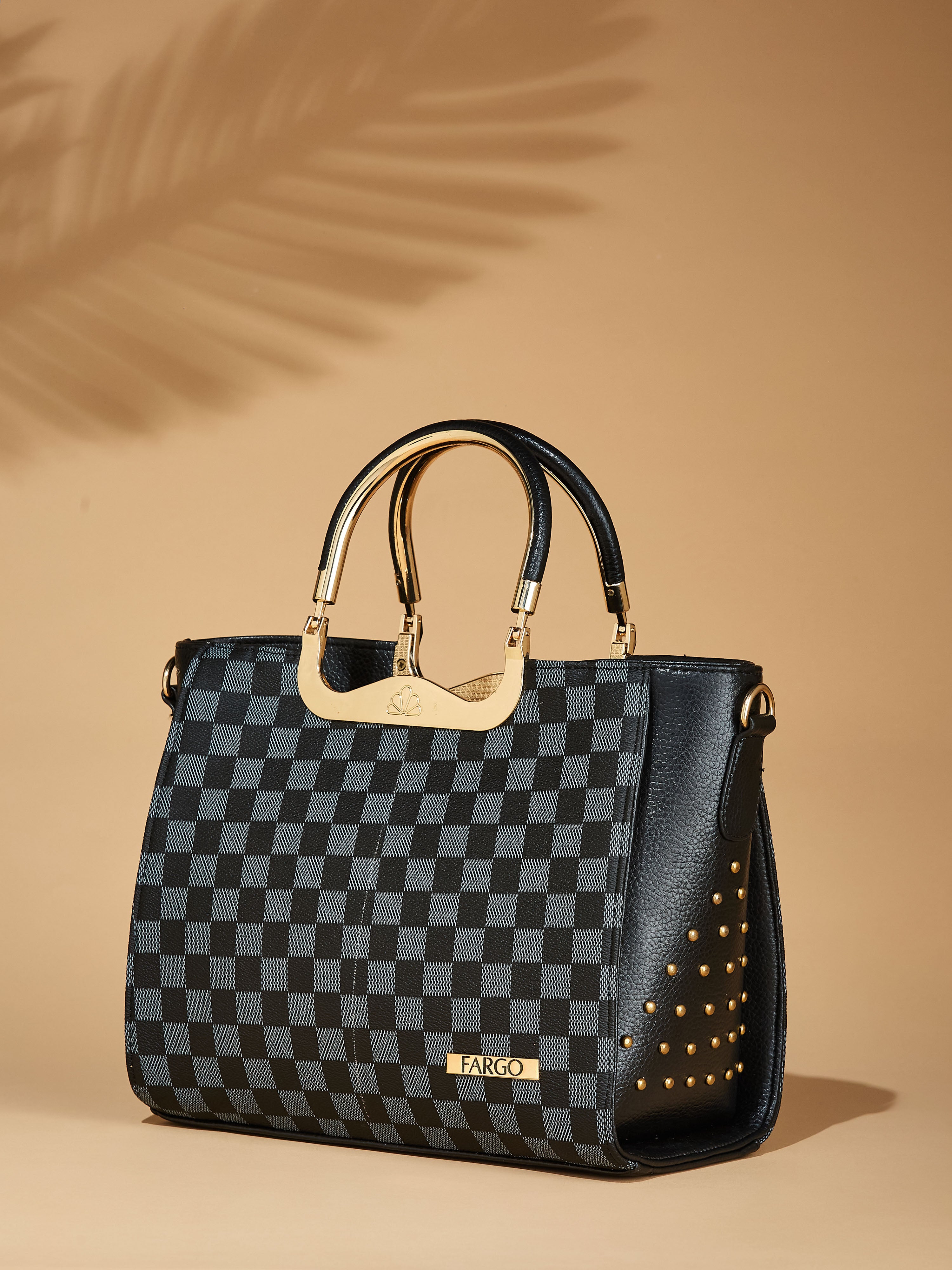 Vegan Leather Black Women's Handbag
