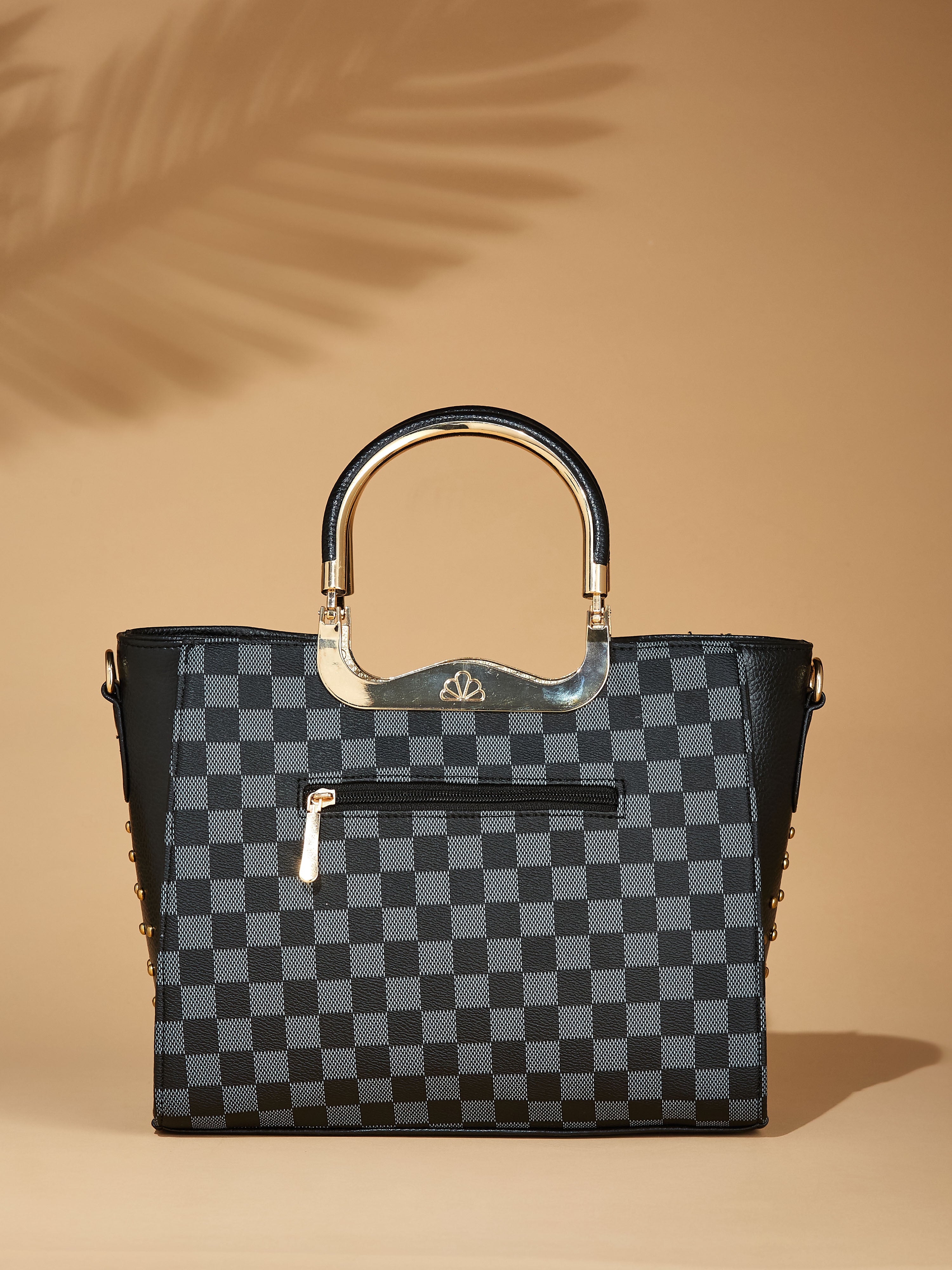 Vegan Leather Black Women's Handbag