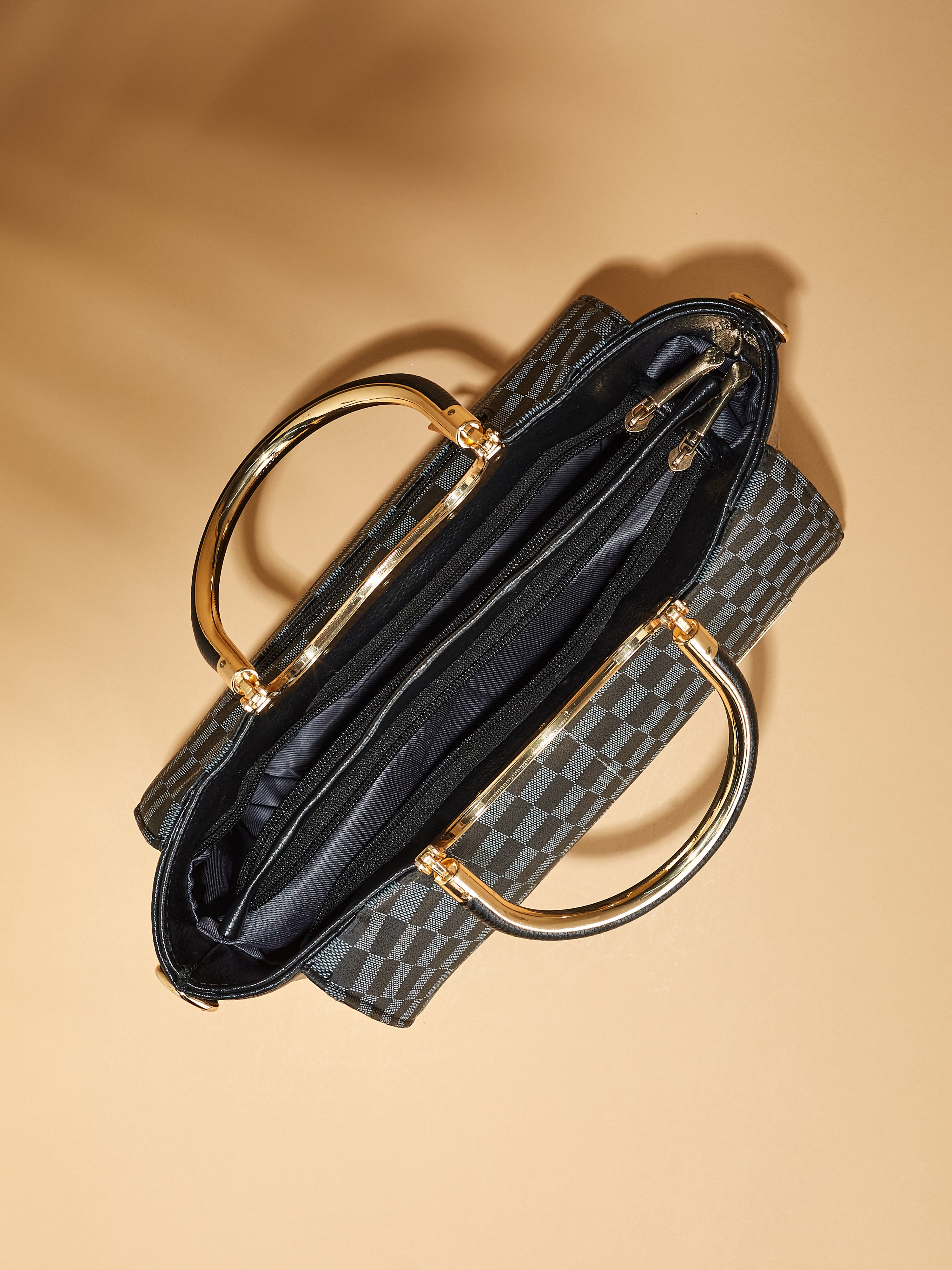 Vegan Leather Black Women's Handbag