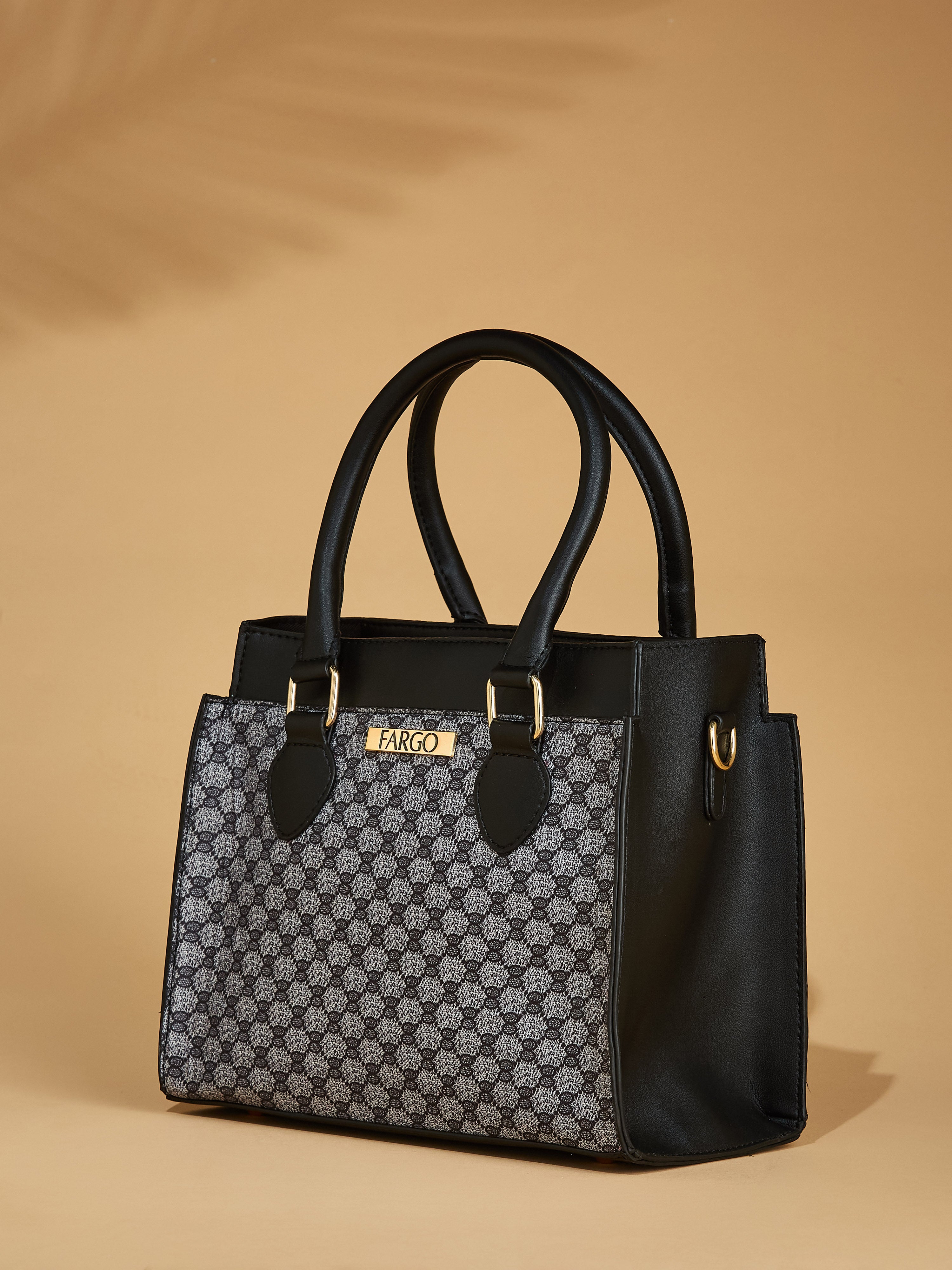 Vegan Leather Black Women's Handbag