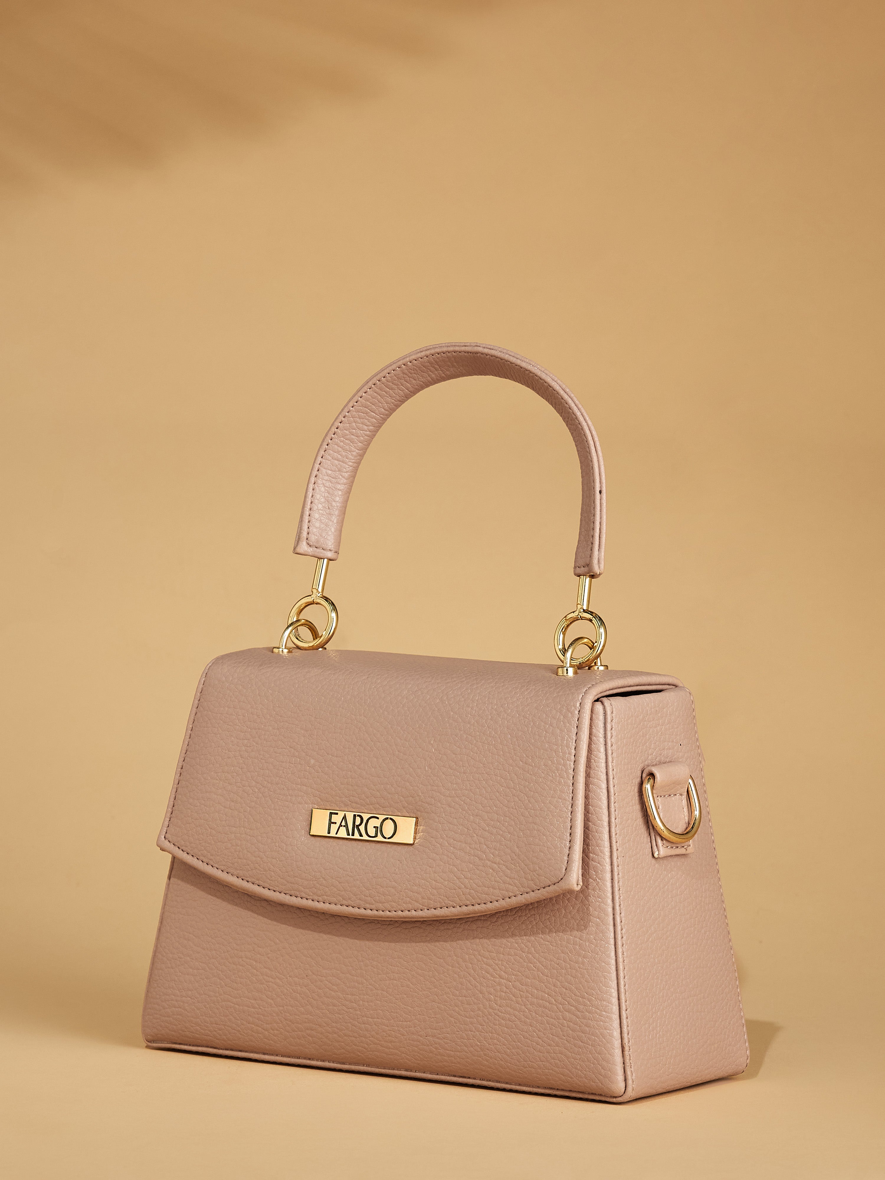 Vegan Leather Pink Women's Handbag