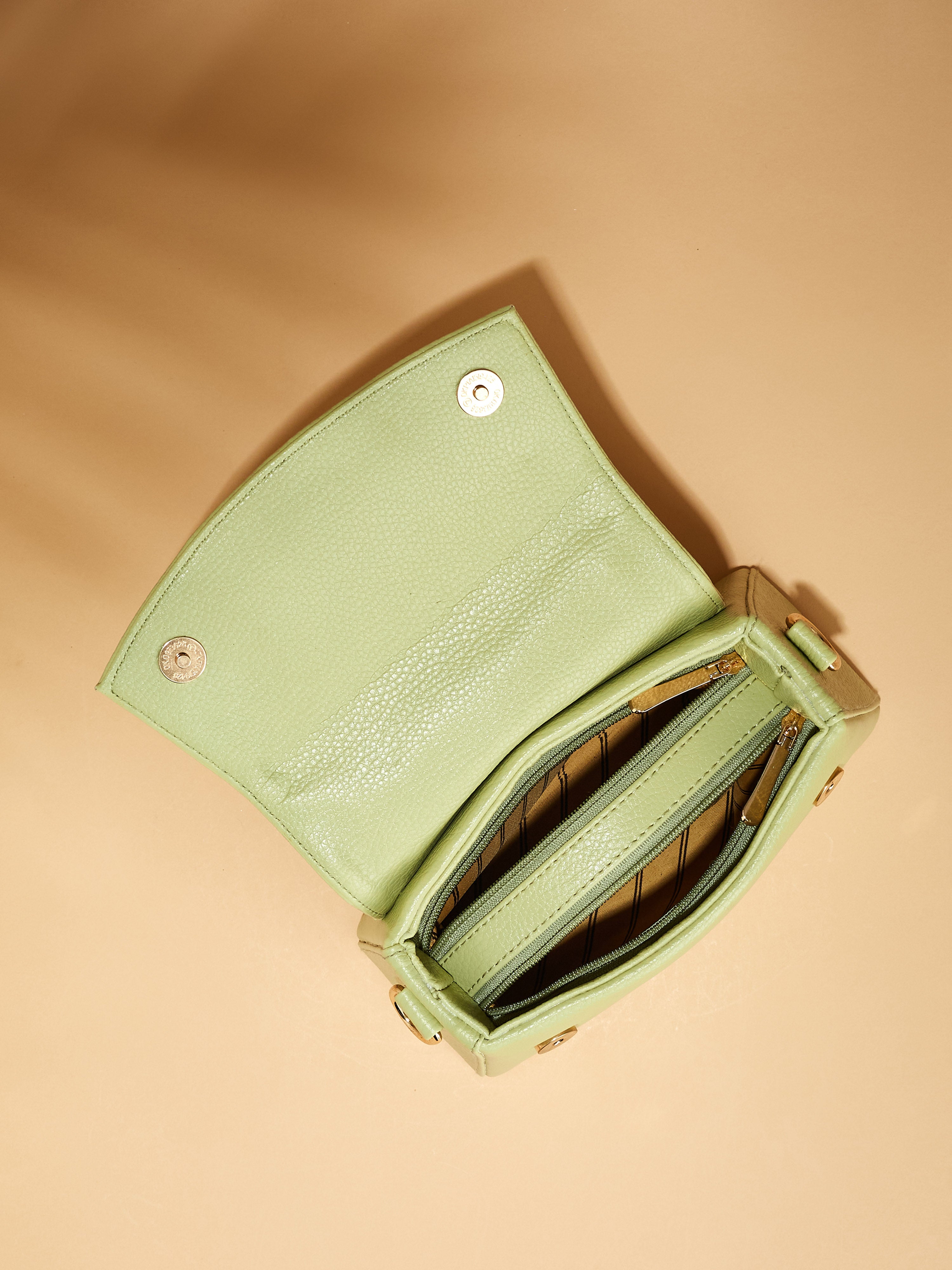 Vegan Leather Green Women's Mini Handbag