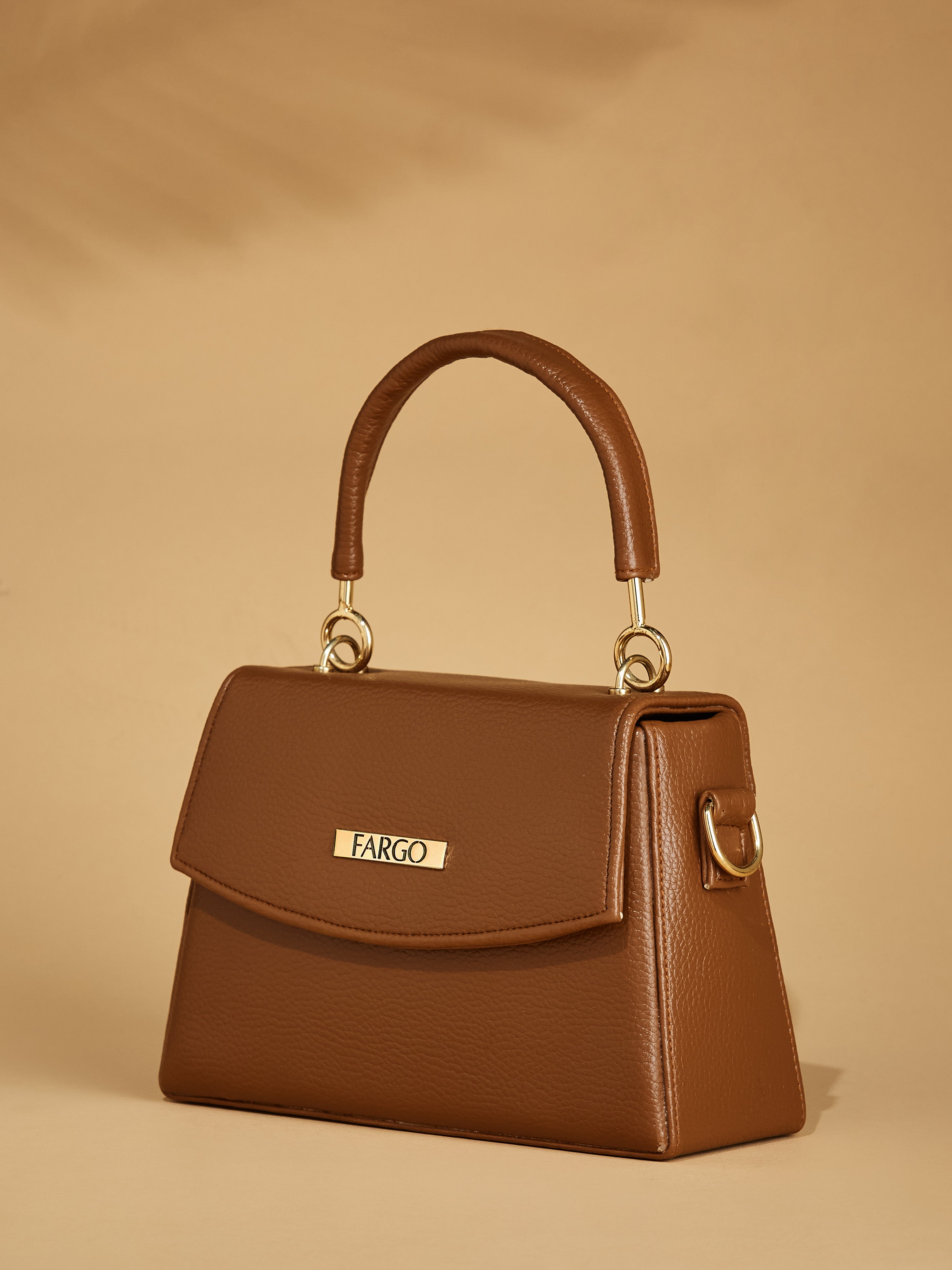 Vegan Leather Tan Women's Handbag